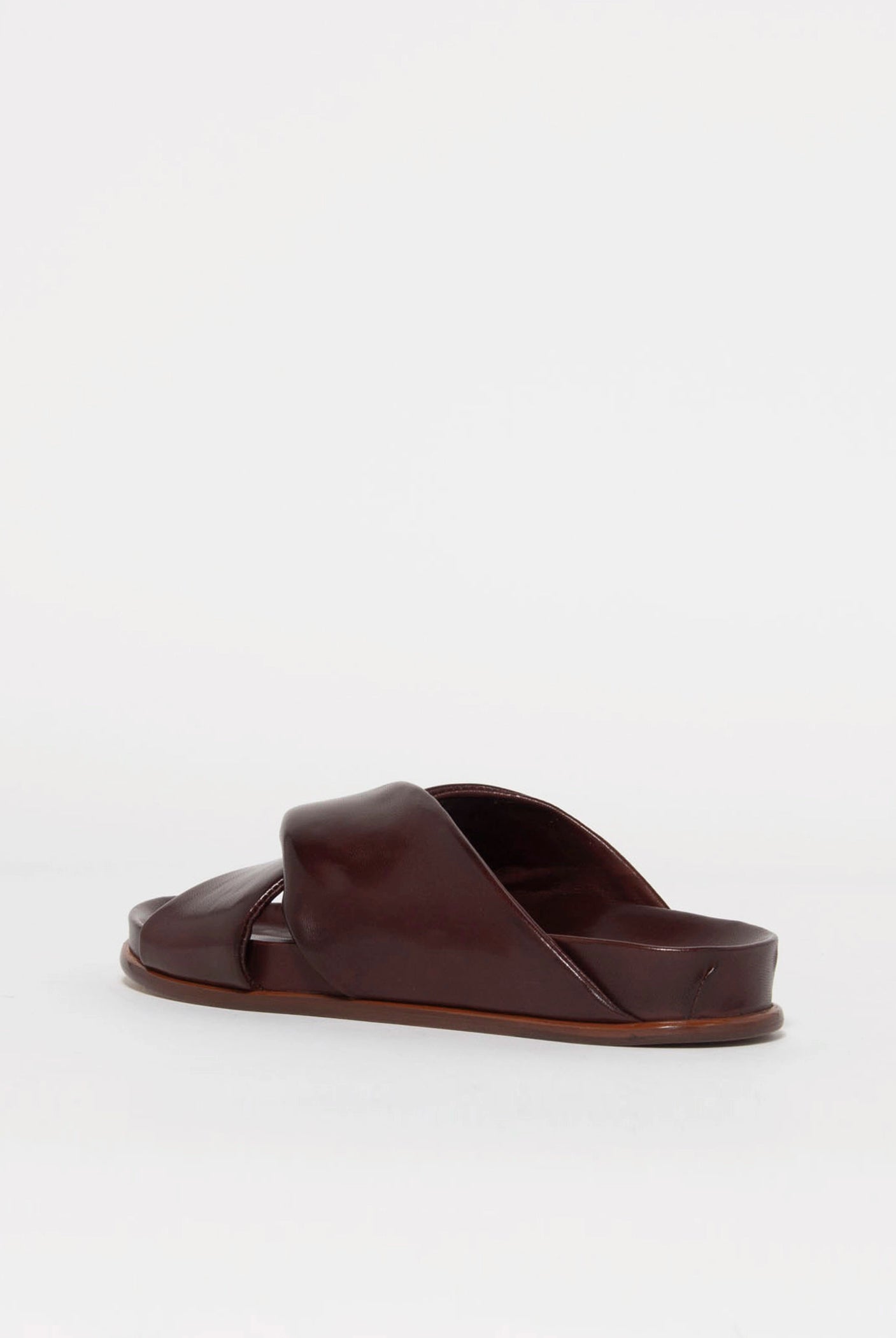 swatch_Cognac Leather l'idea twist leather sandal