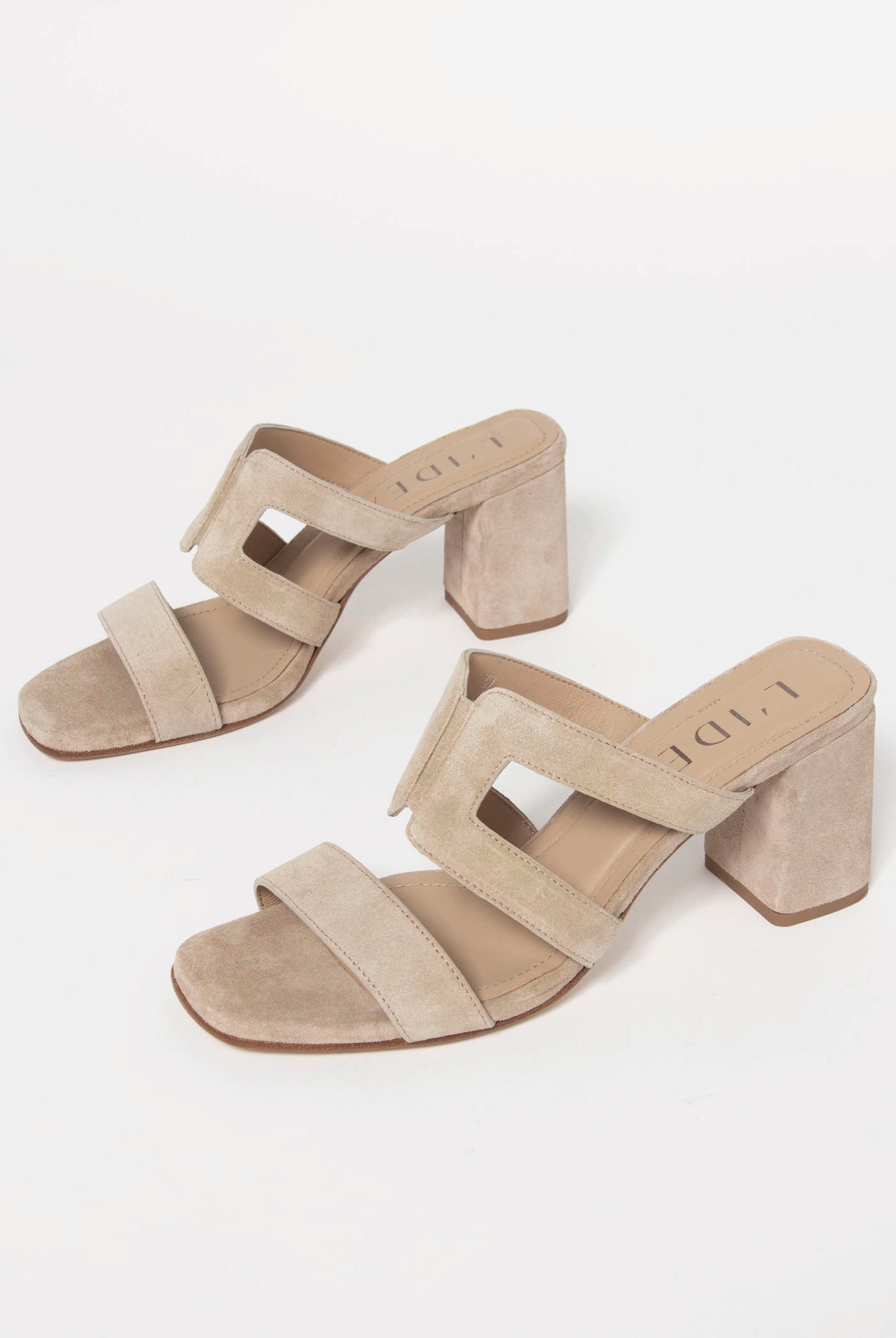 swatch_Sand Suede l'idea cutout heeled sandal