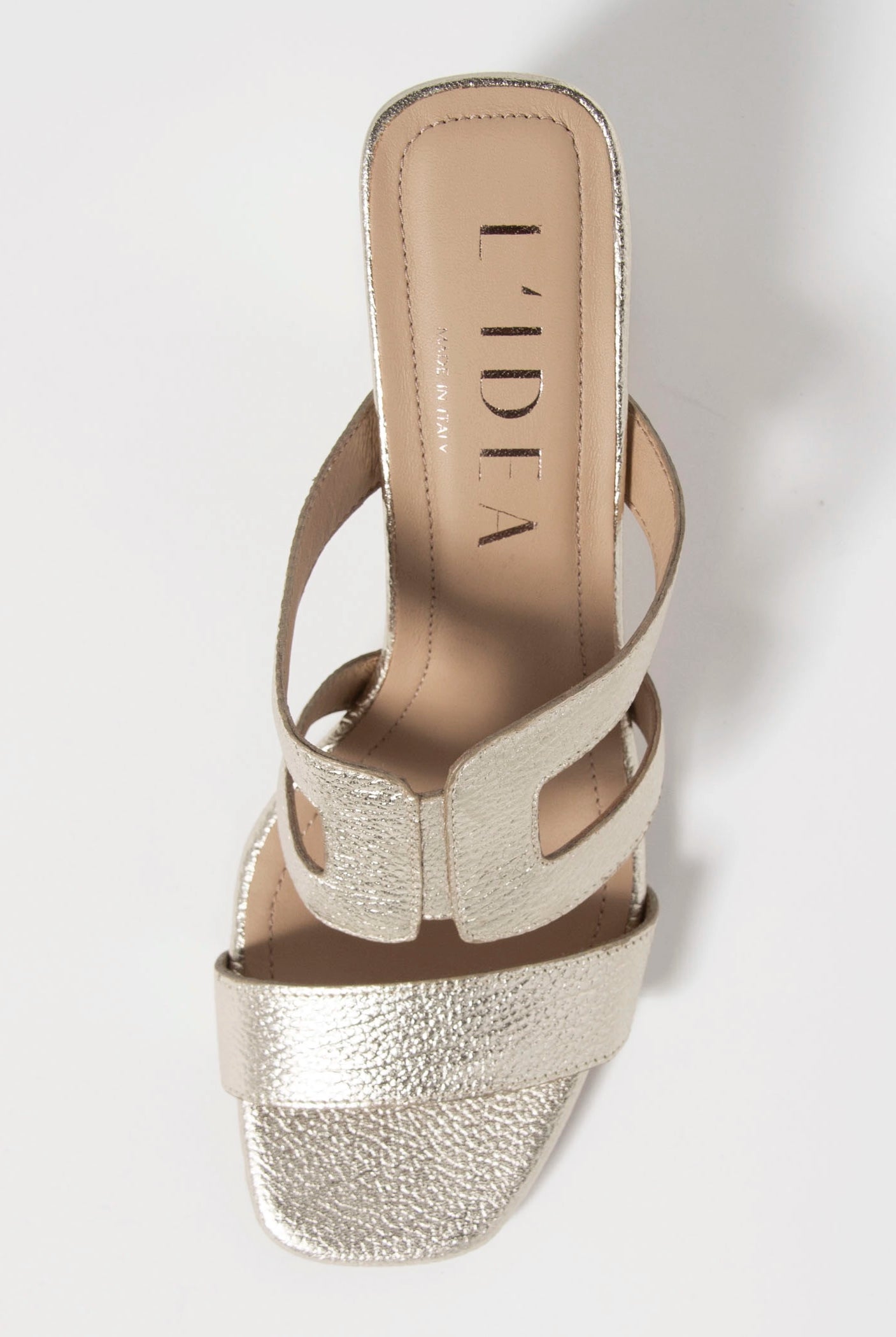 swatch_Platino Leather l'idea cutout heeled sandal