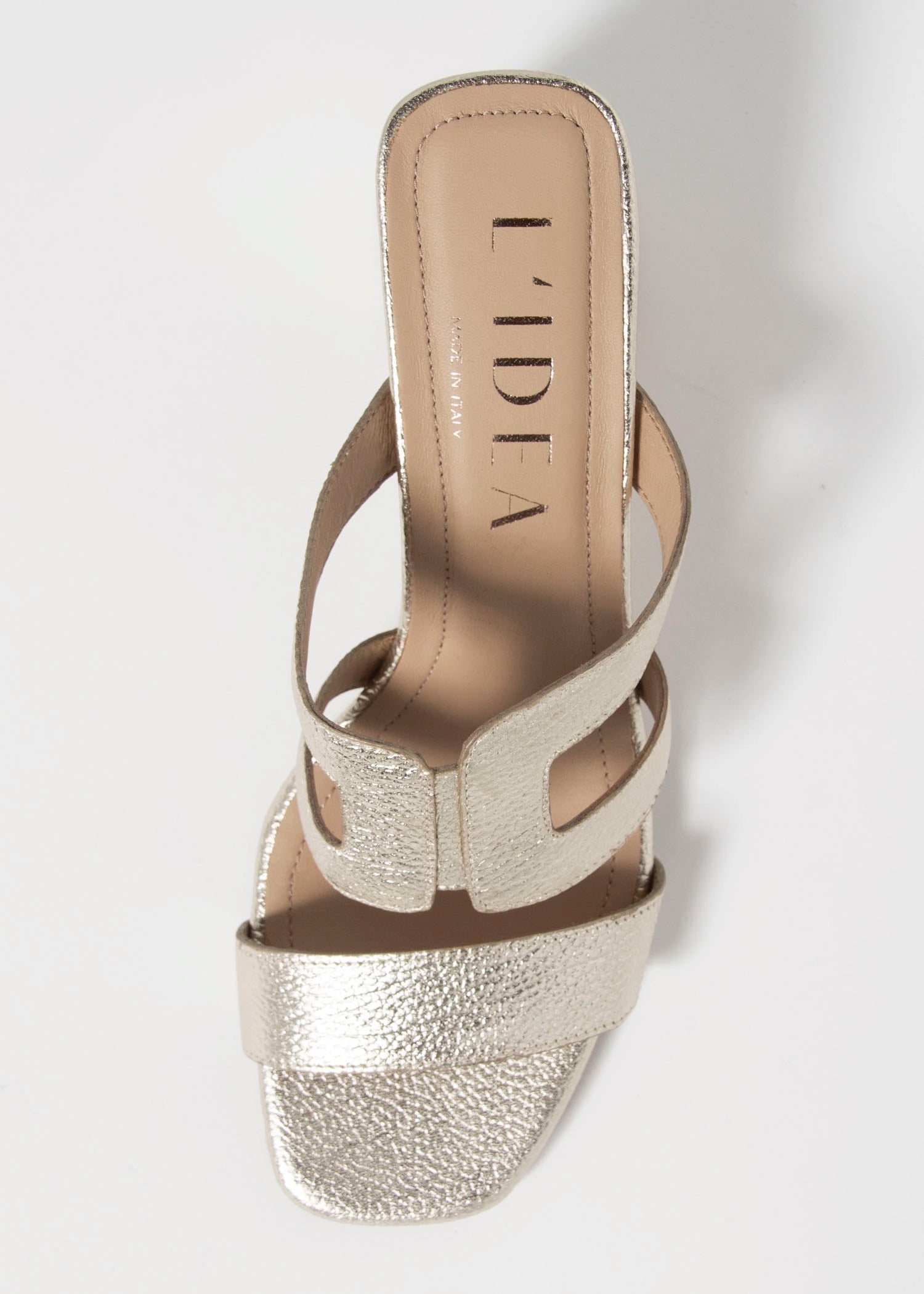 swatch_Platino Leather l'idea cutout heeled sandal