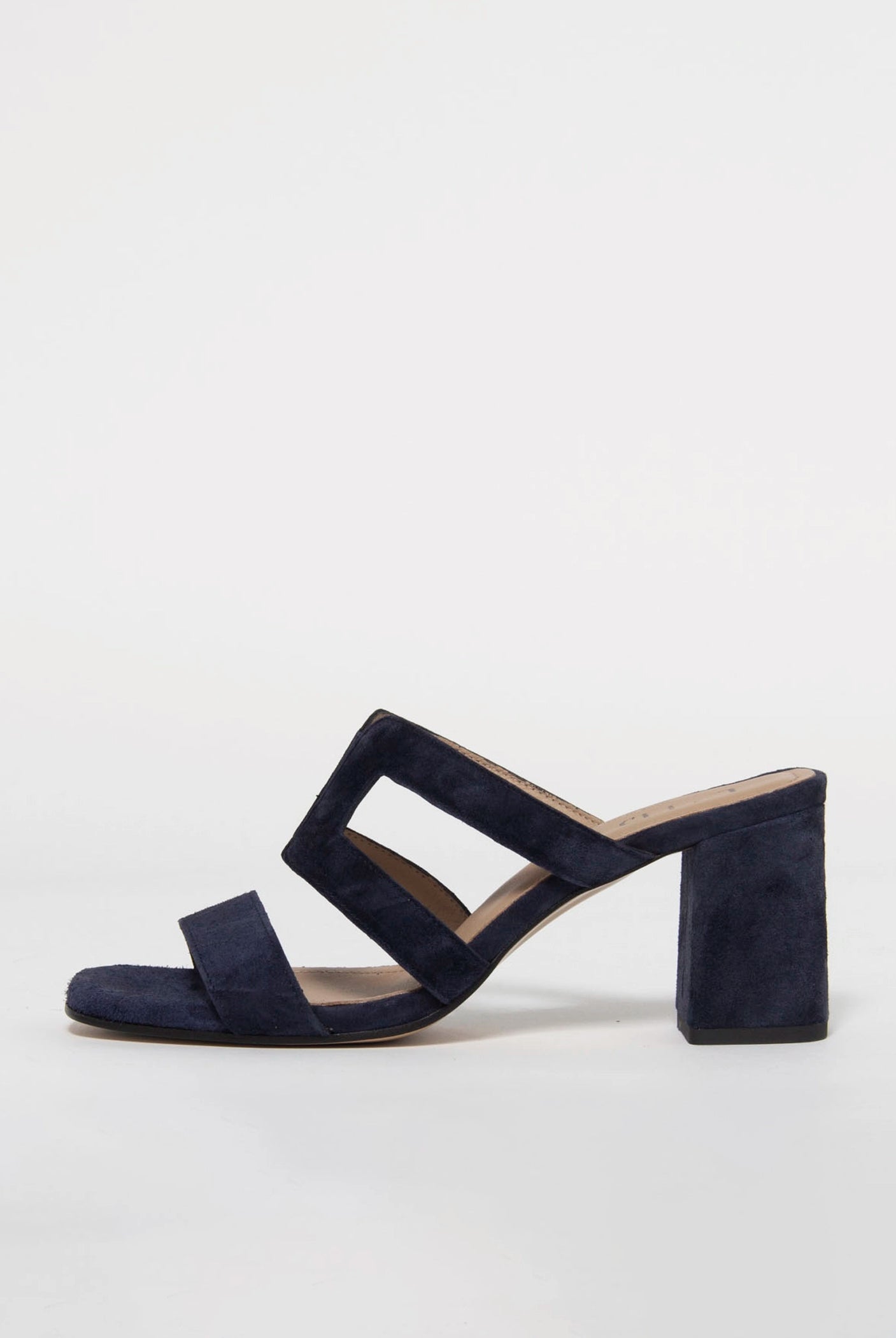 swatch_Navy Suede l'idea cutout heeled sandal