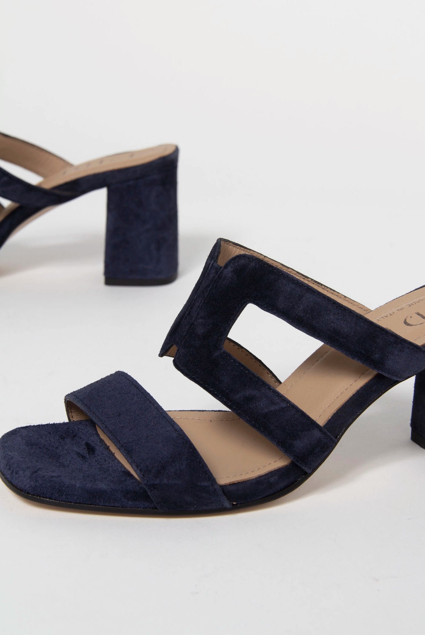 swatch_Navy Suede l'idea cutout heeled sandal