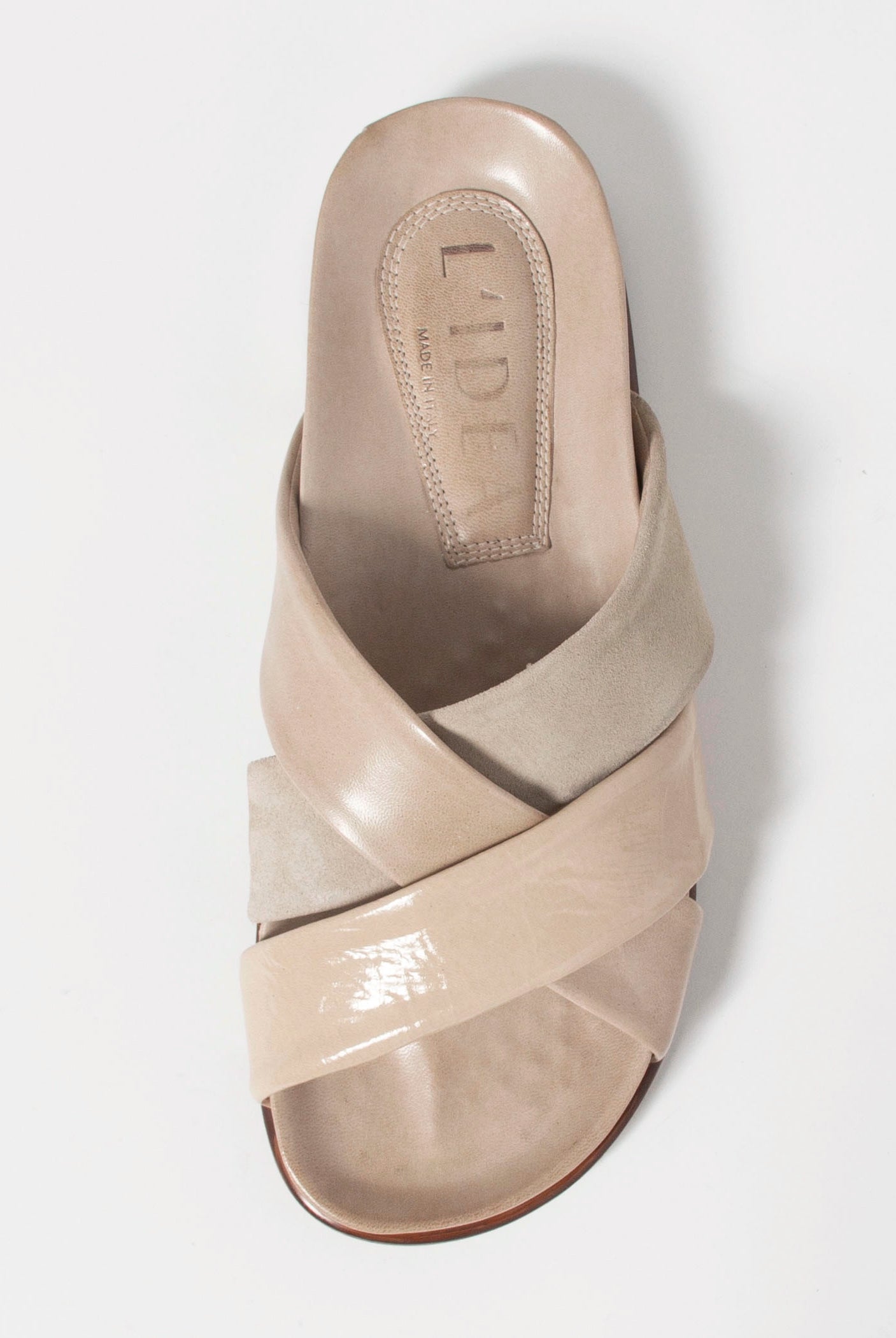 swatch_Beige Multi L'idea cross leather sandal