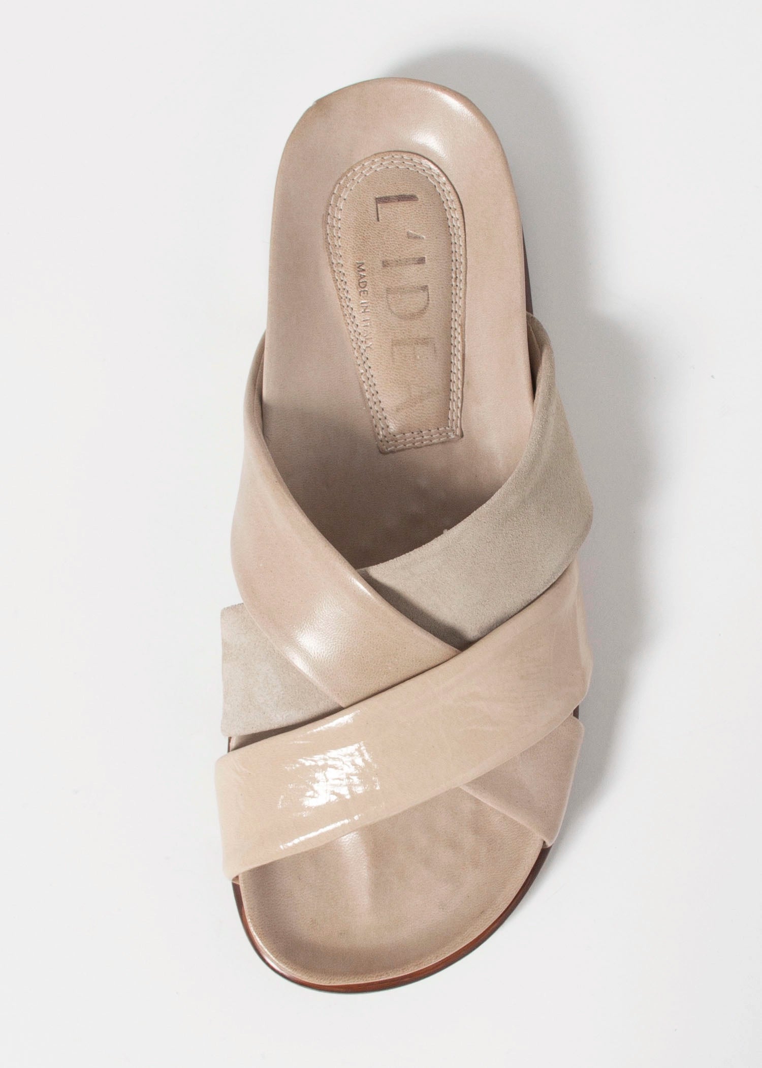swatch_Beige Multi L'idea cross leather sandal