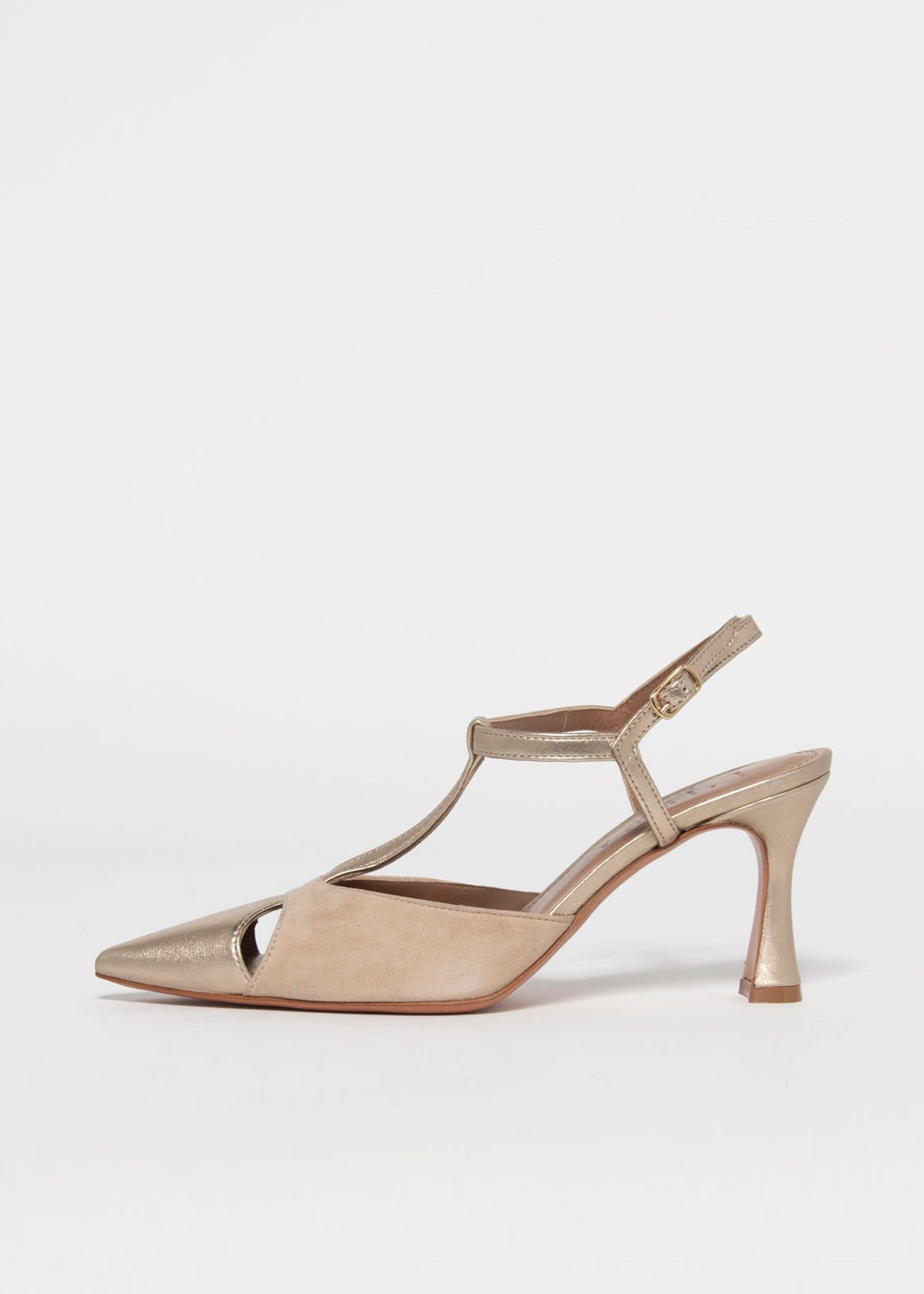 swatch_Sand/Platino l'idea pia leather pump