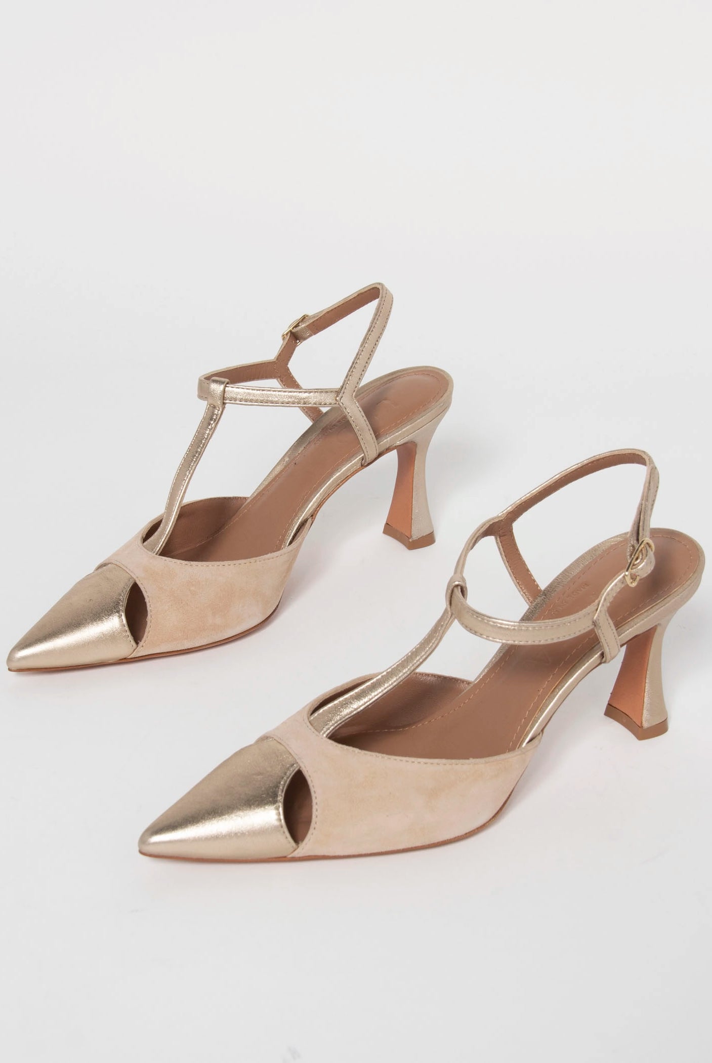 swatch_Sand/Platino l'idea pia leather pump