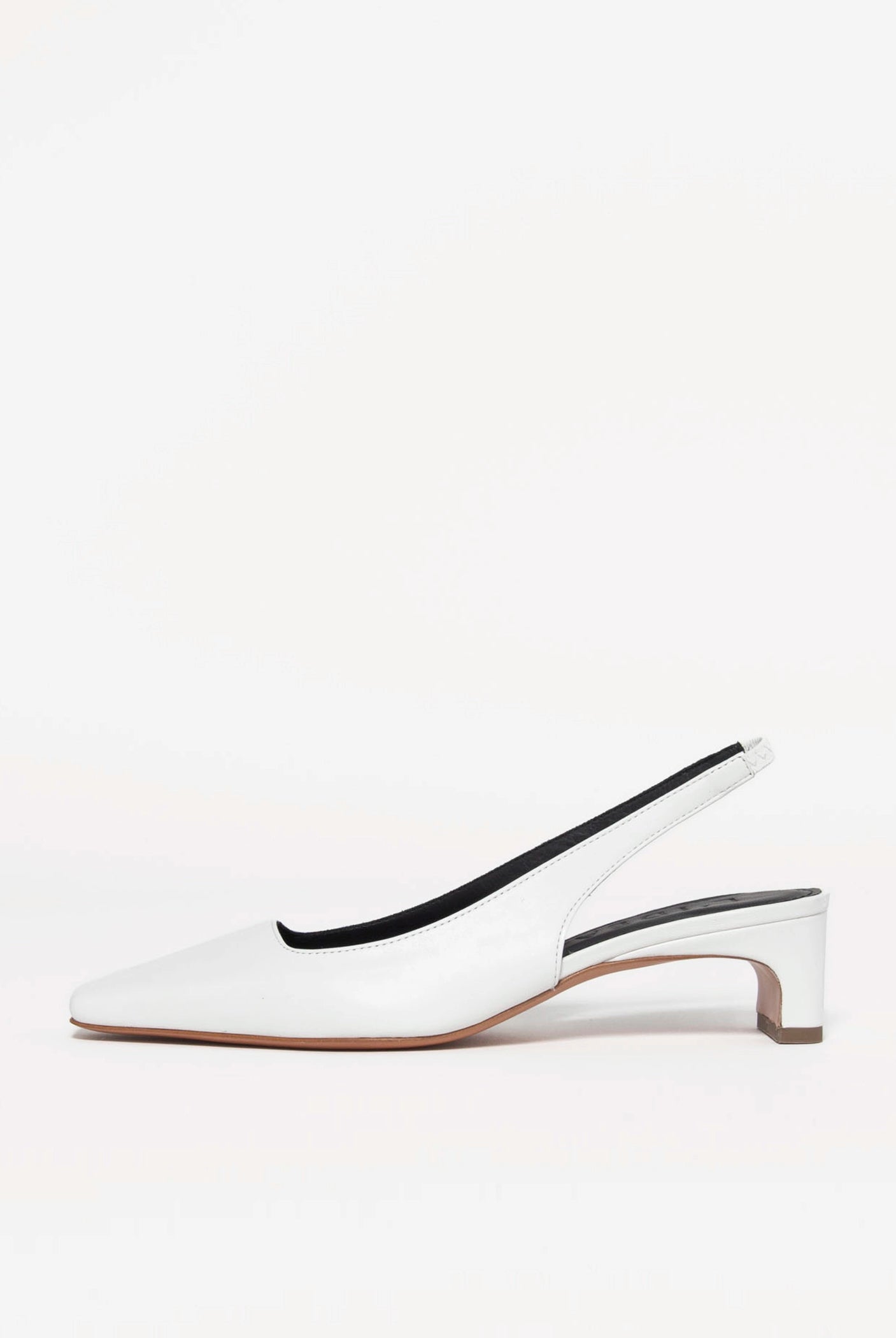 swatch_White Leather l'idea slingback pump