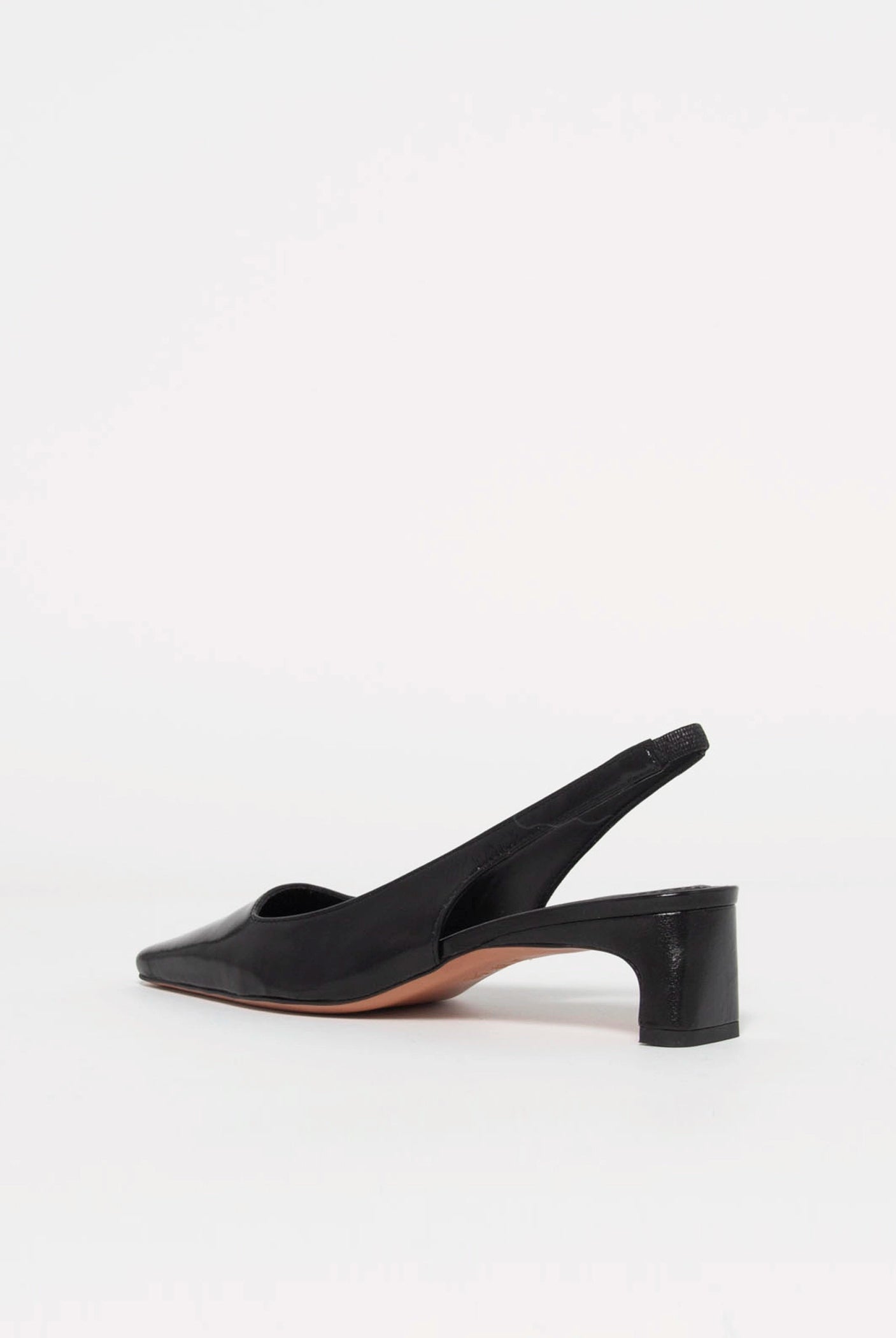 swatch_Black Leather l'idea slingback pump