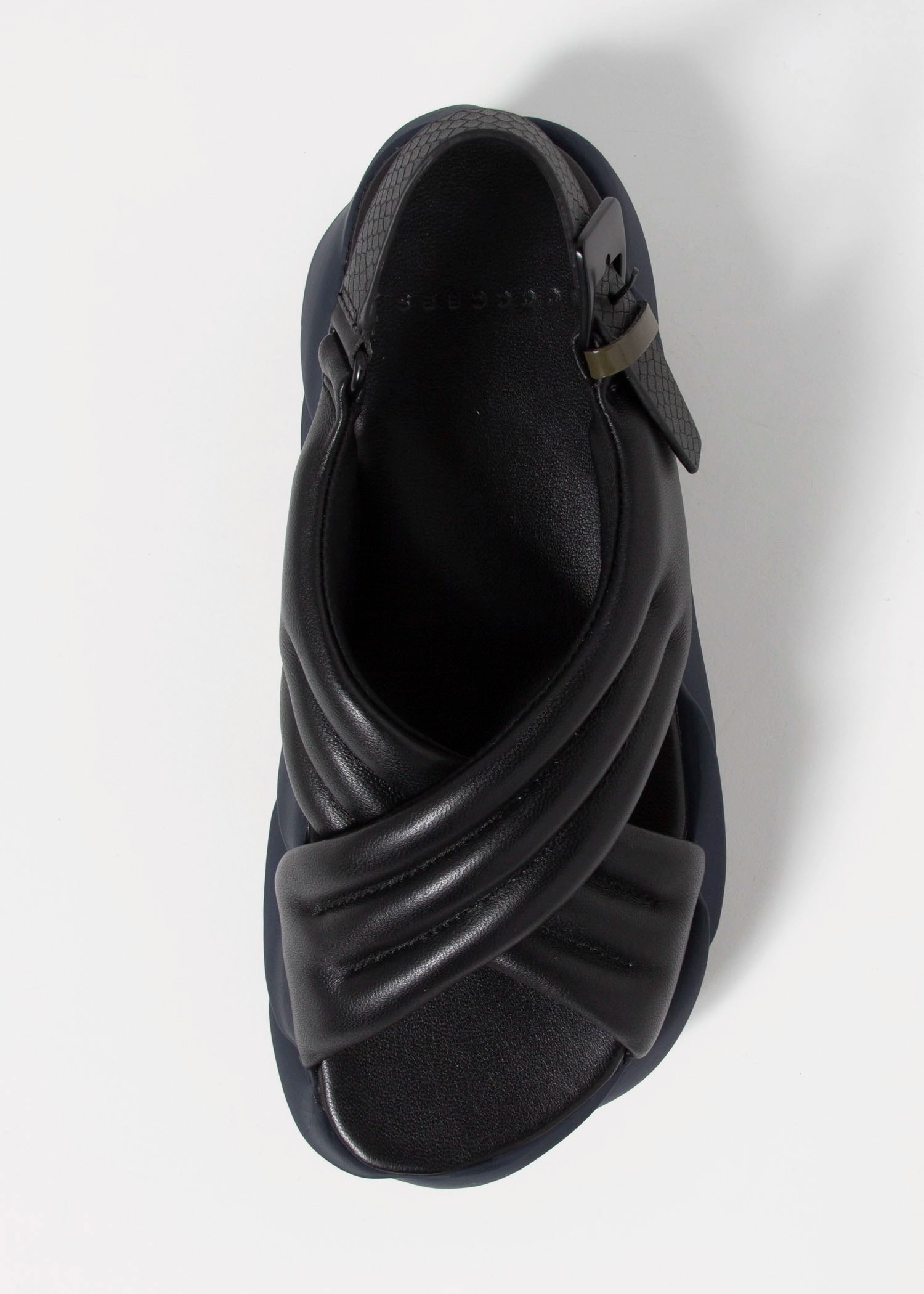 swatch_Black Leather 4ccccees mellow mana platform sandal