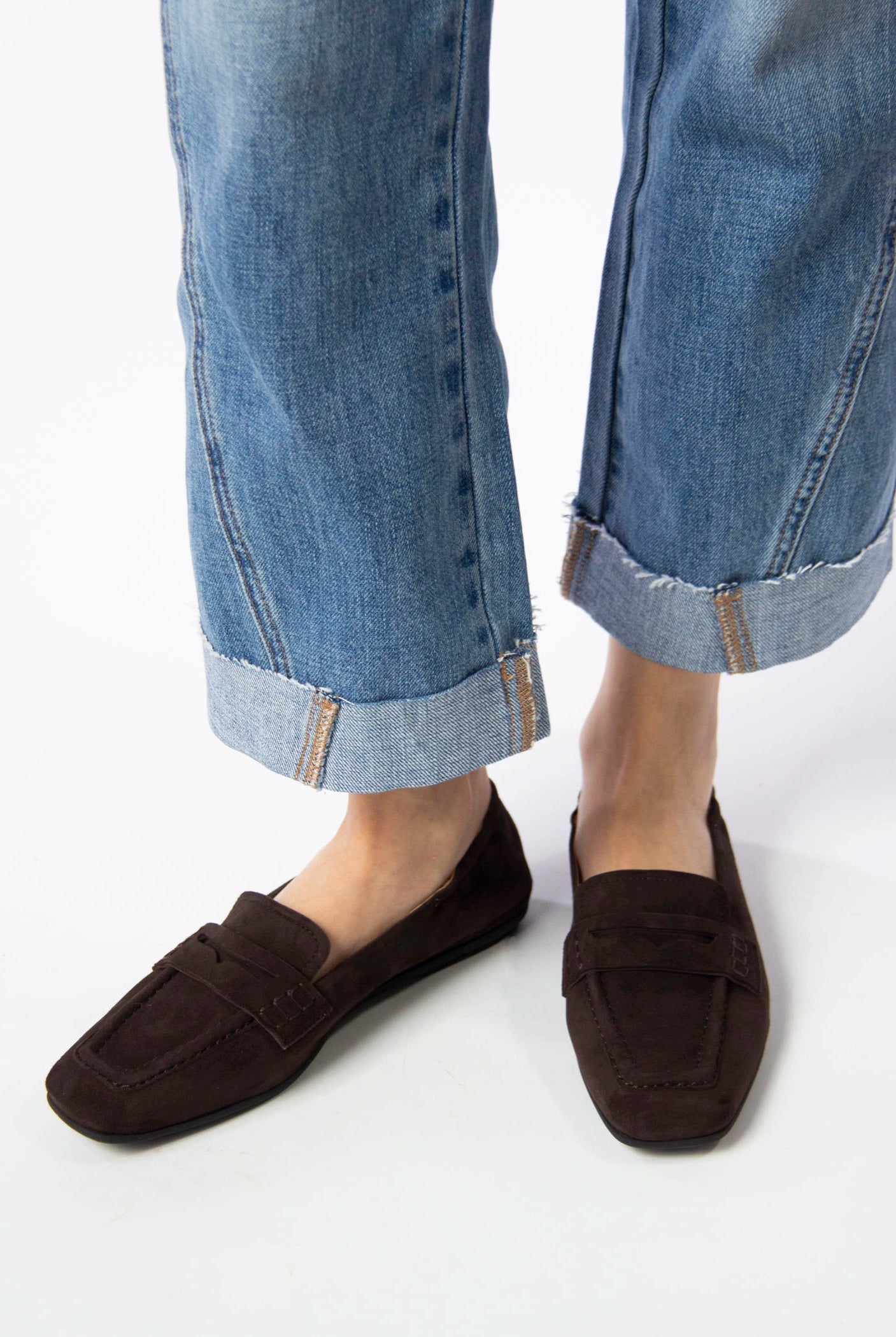 swatch_Brown Suede driving moccasin loafers shoes