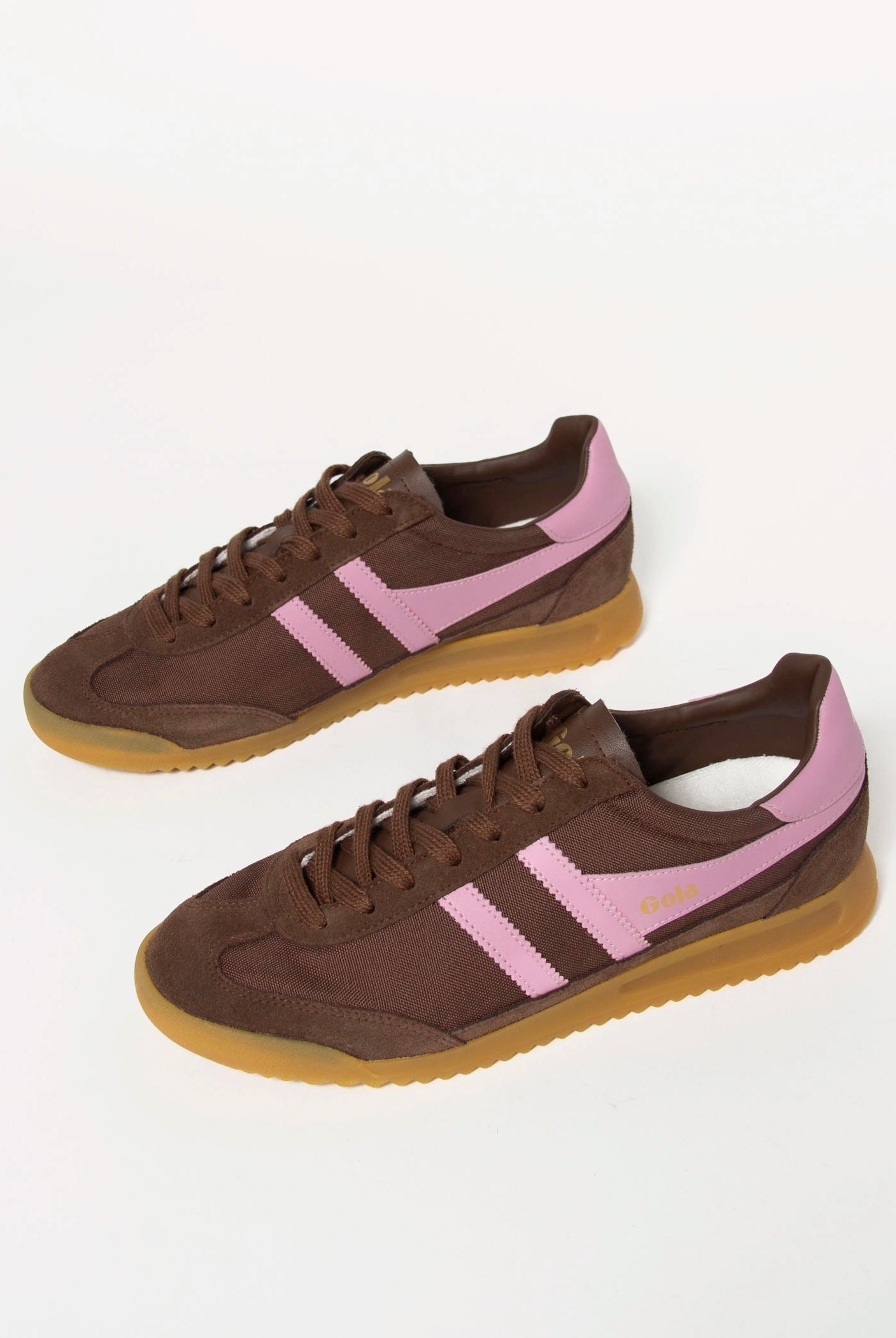 swatch_Dark Brown/Candy tornado sneaker shoes gola