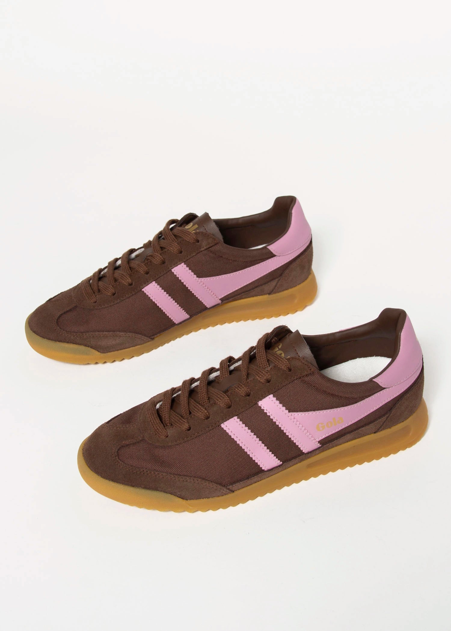 swatch_Dark Brown/Candy tornado sneaker shoes gola
