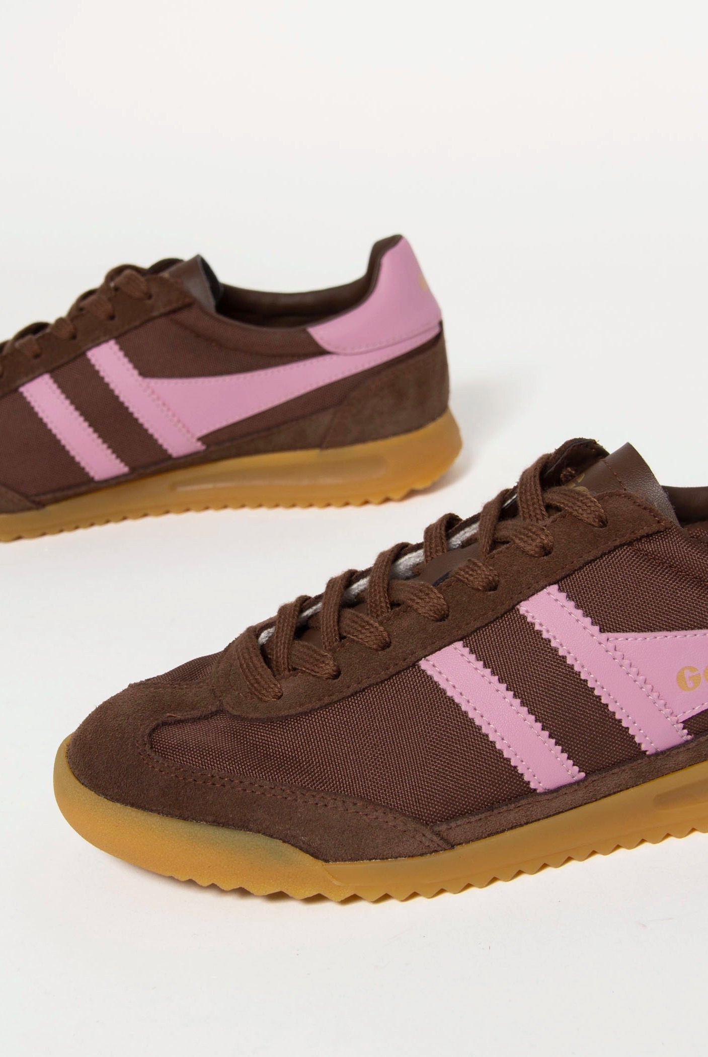 swatch_Dark Brown/Candy tornado sneaker shoes gola