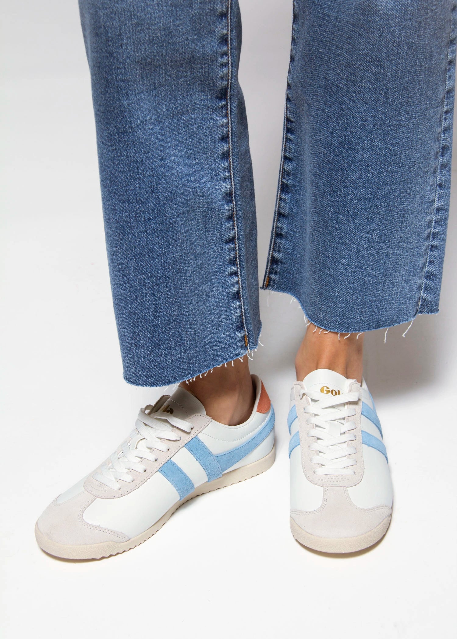 swatch_White/Lake gola bullet pure sneakers