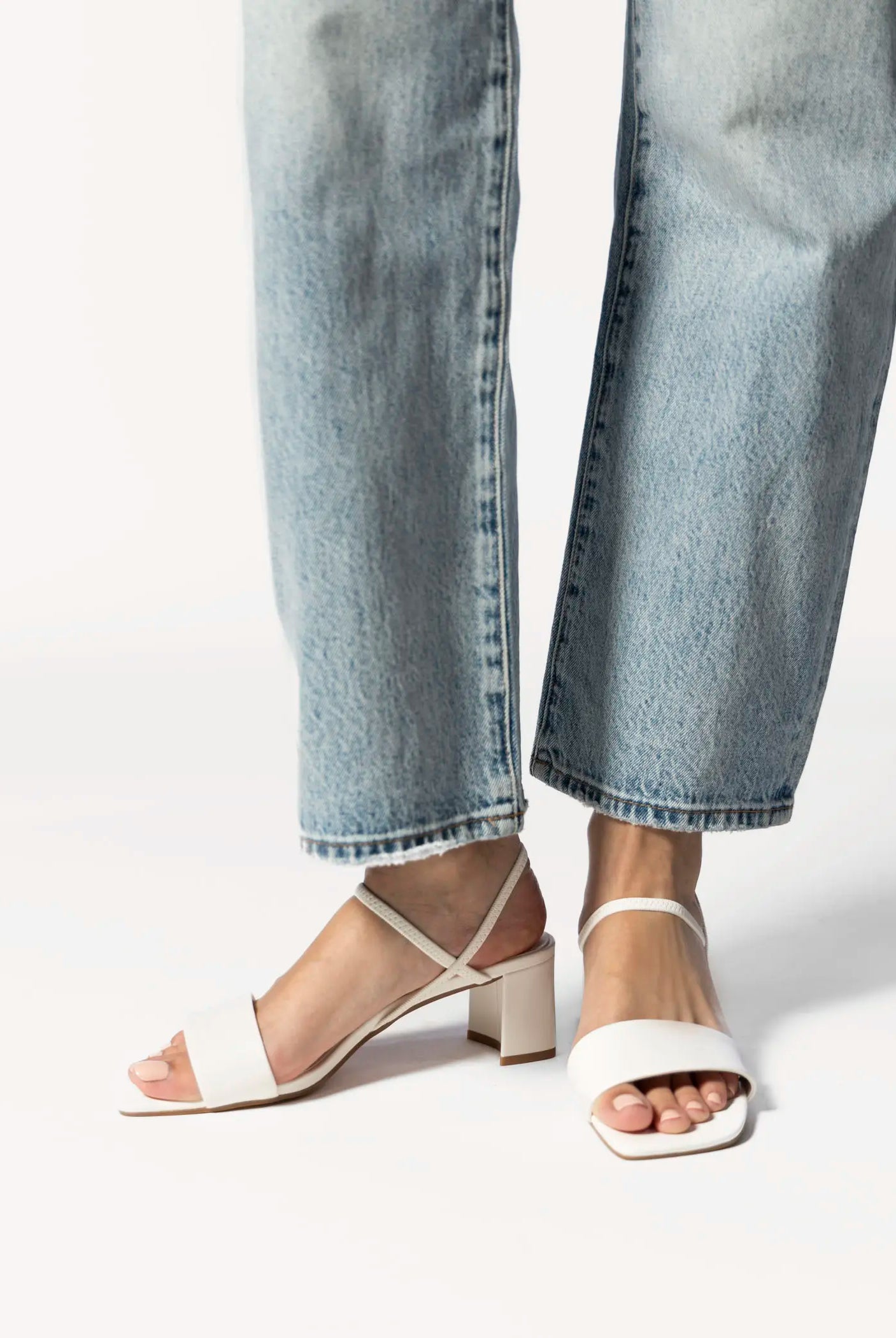 swatch_white leather adapt sandal heeled sandals