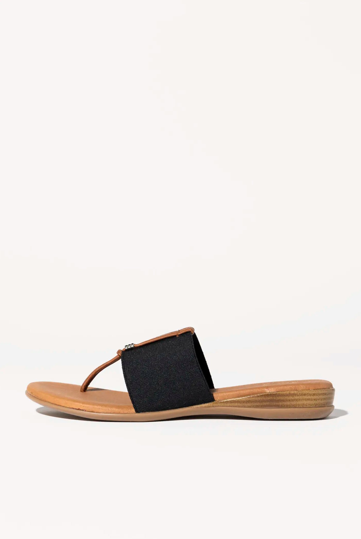 swatch_black nice slide sandal flat sandals