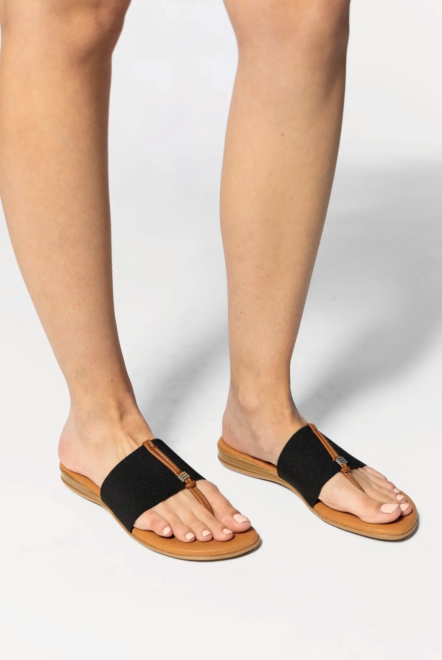 swatch_black nice slide sandal flat sandals
