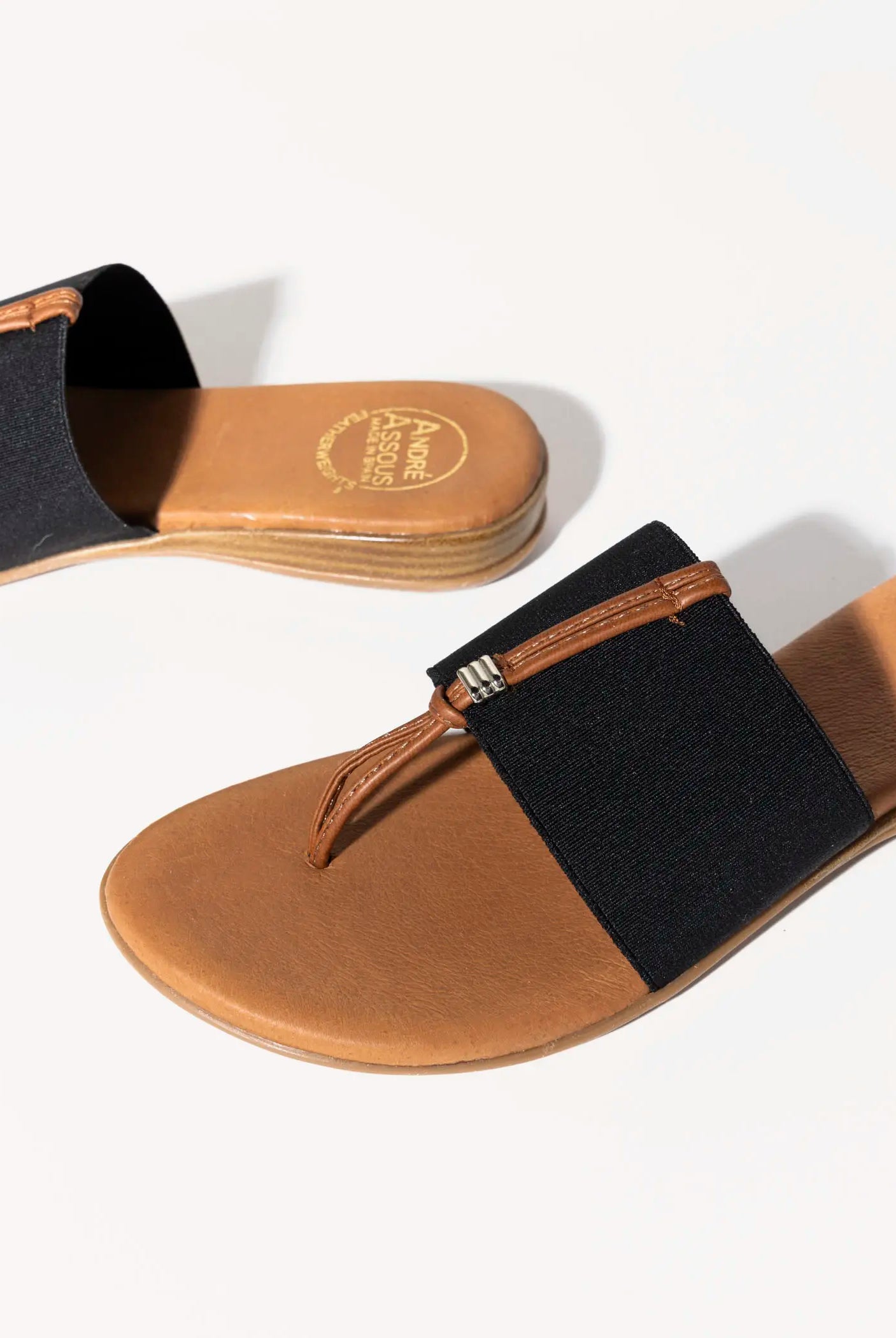 swatch_black nice slide sandal flat sandals