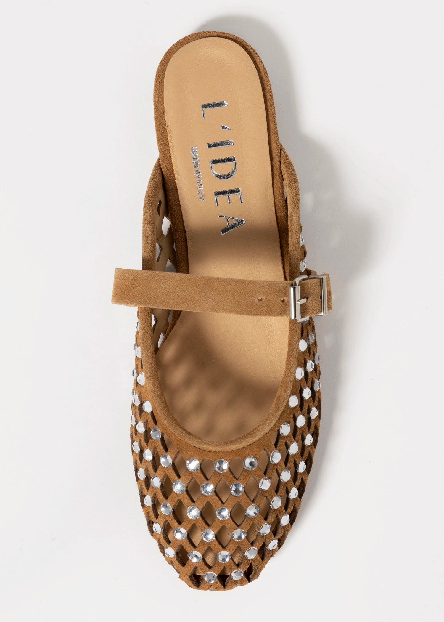swatch_Camel Suede l'idea cutout mary jane mule