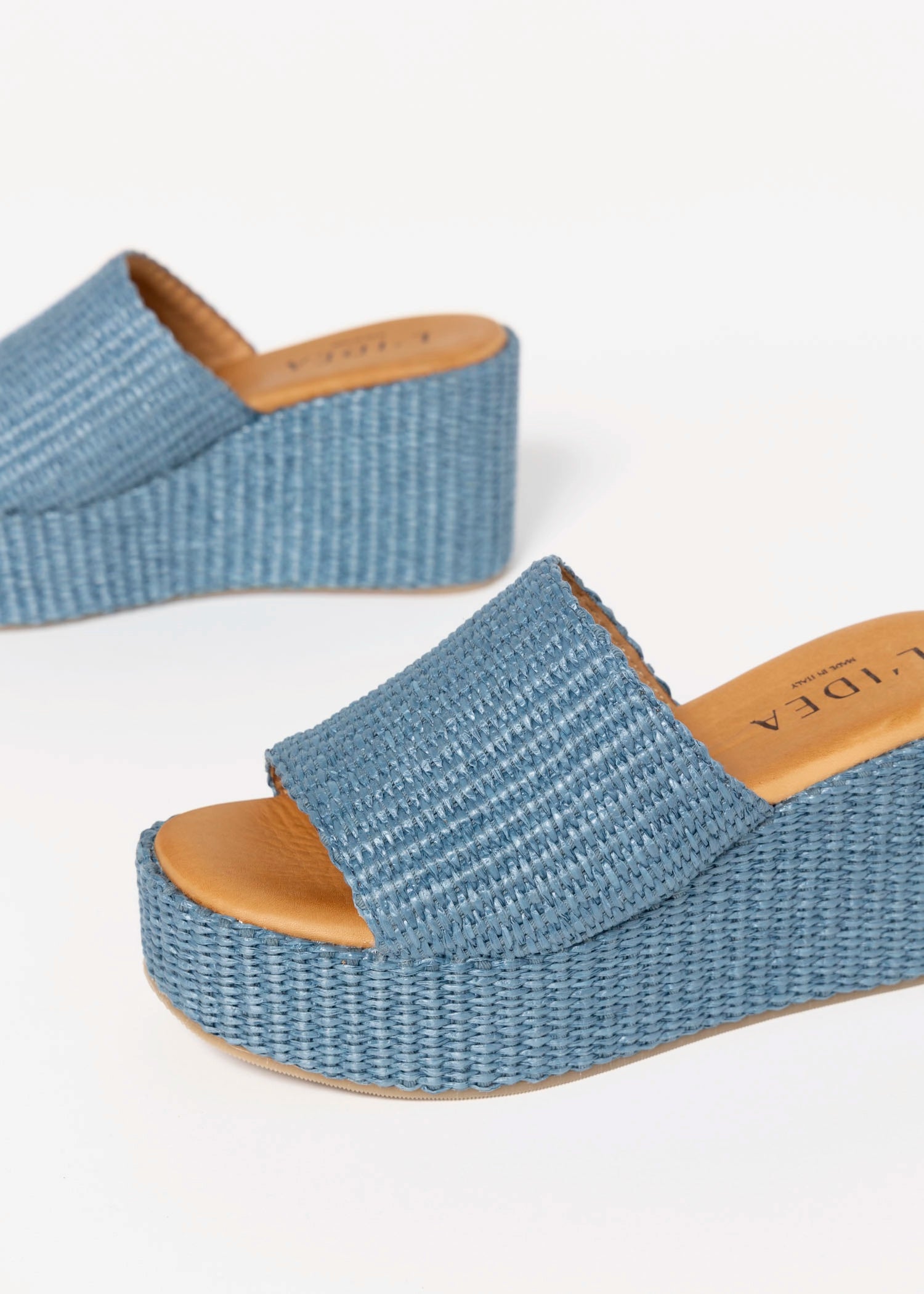 swatch_Light Blue l'idea raffia platform wedge sandals