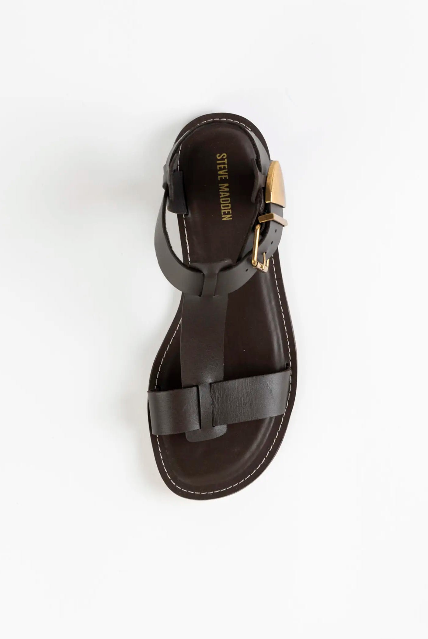 swatch_dark brown brazinn leather sandal flat sandals