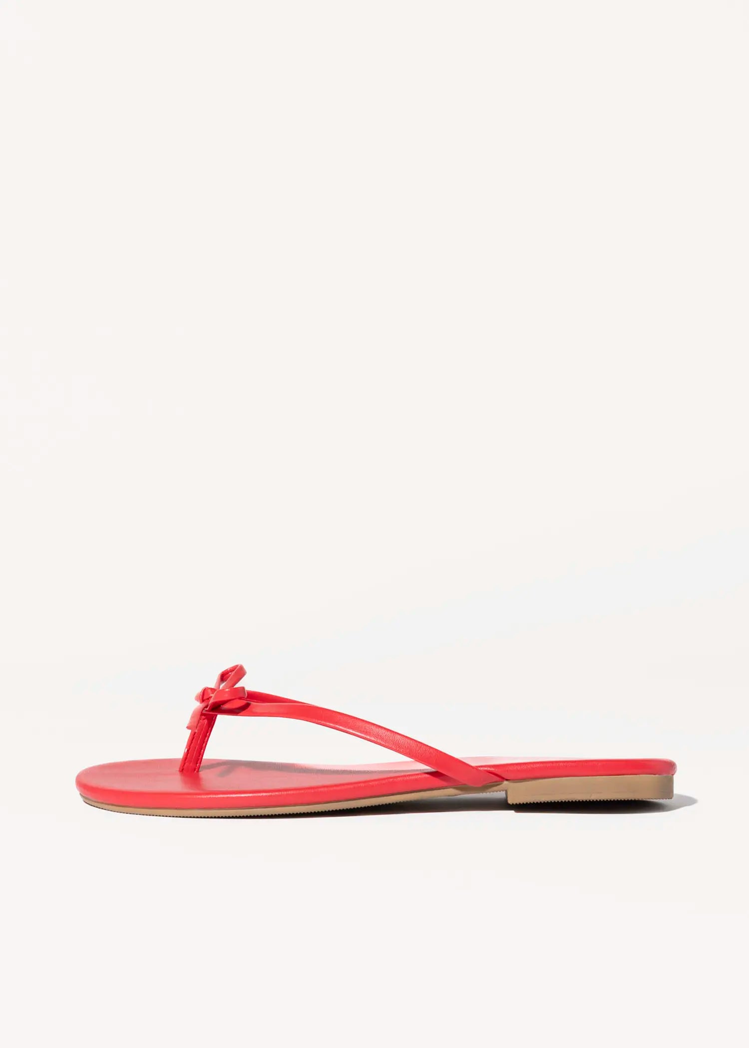 swatch_red wishlist flip flop sandals