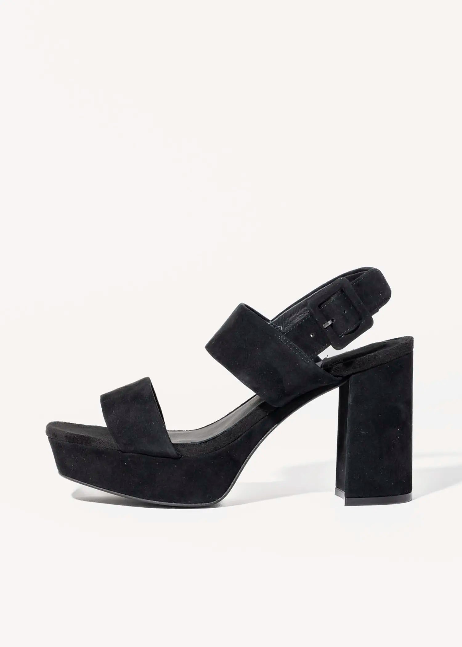 swatch_black suede ammaly platform sandal heeled sandals