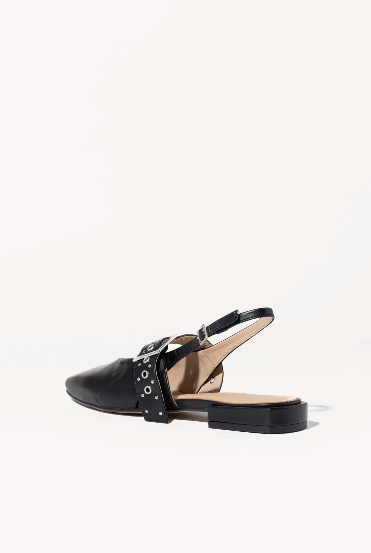 swatch_black leather pearl slingback maryjane ballet flats