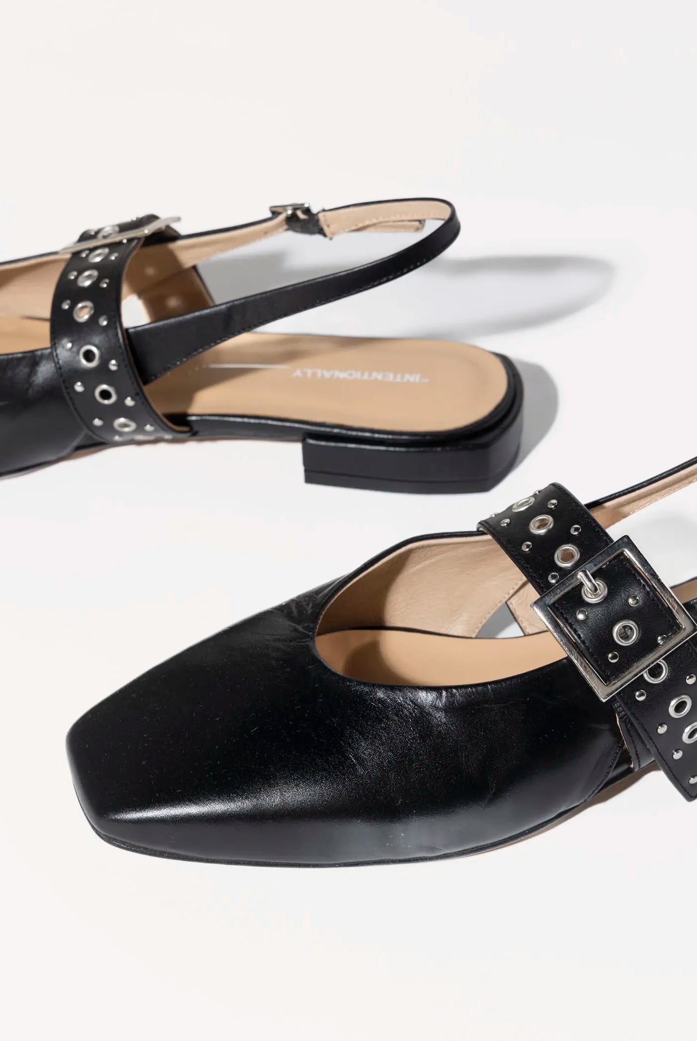 swatch_black leather pearl slingback maryjane ballet flats