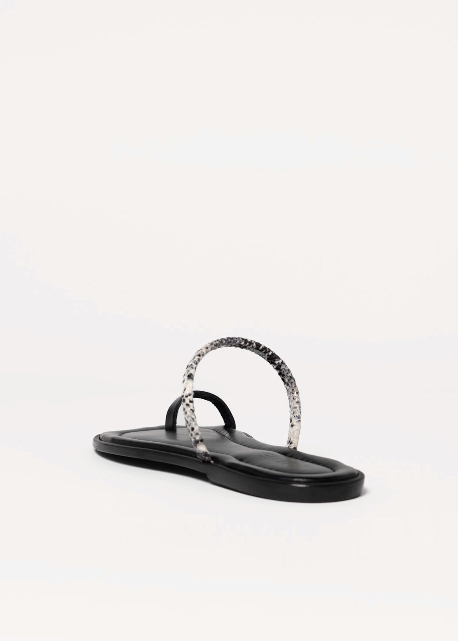 swatch_Snake/Black l'idea two ring sandal