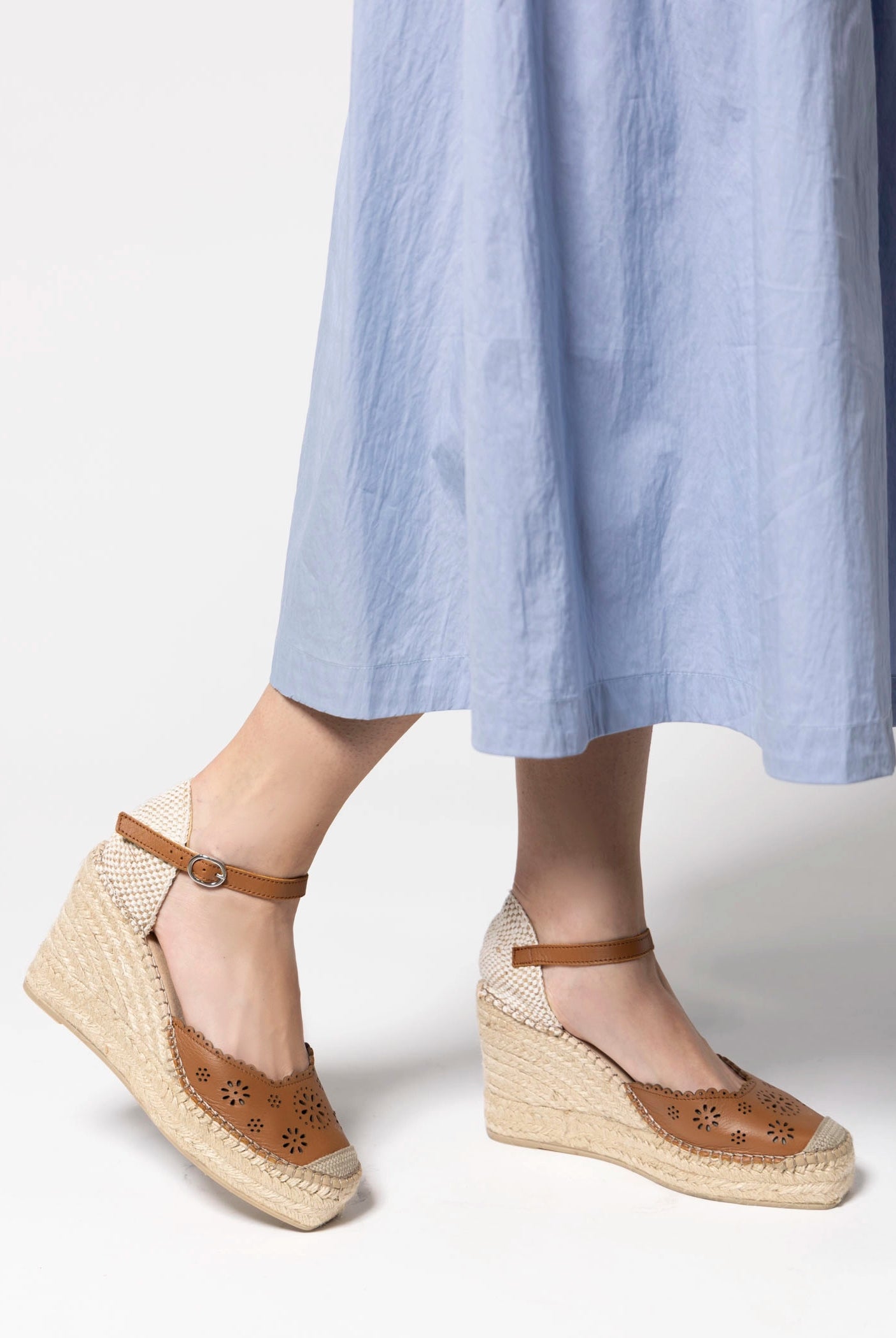 swatch_Brown Leather fabiolas leather espadrille wedge