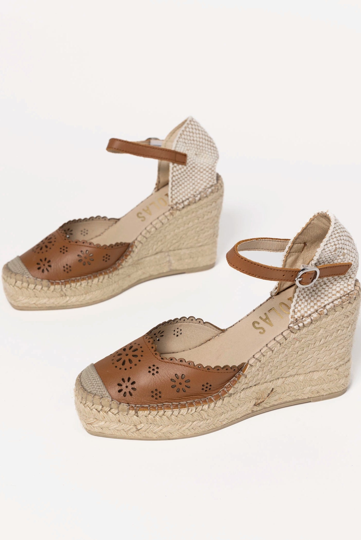 swatch_Brown Leather fabiolas leather espadrille wedge