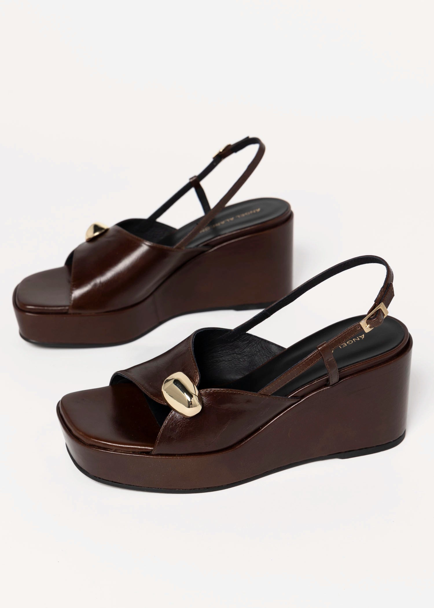 swatch_Coffee Leather angel alarcon fiorella platform wedge