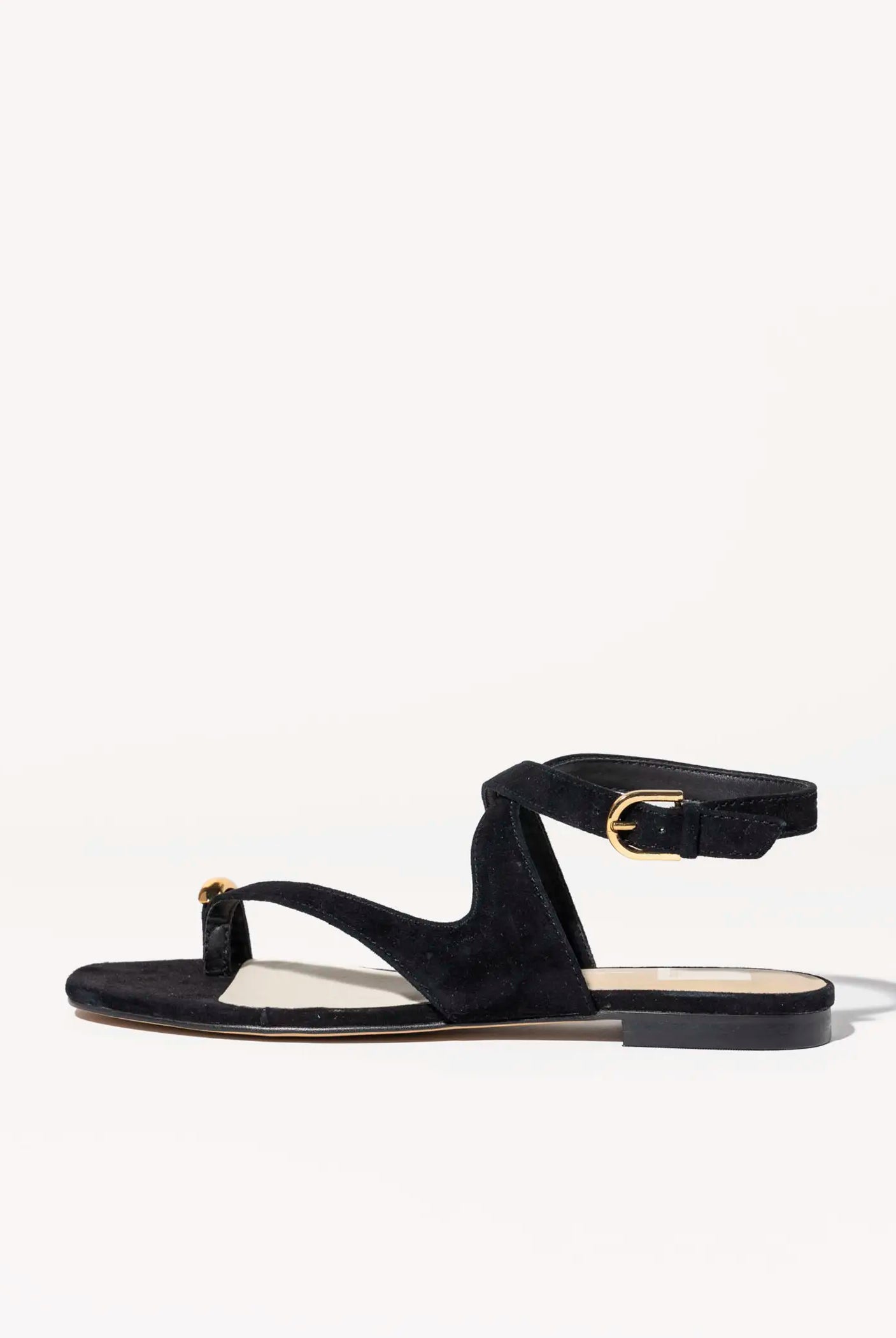 swatch_black earla sandal flat sandals