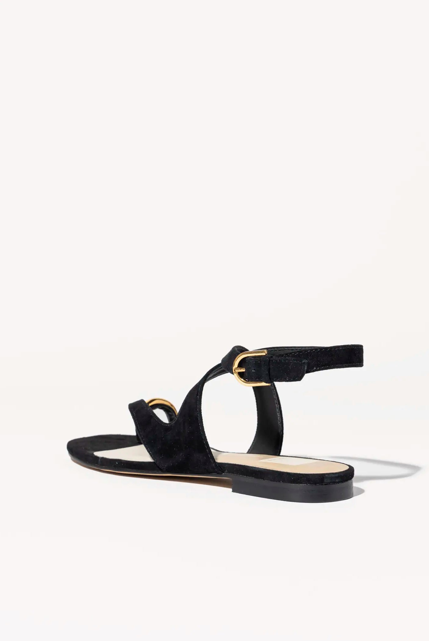 swatch_black earla sandal flat sandals