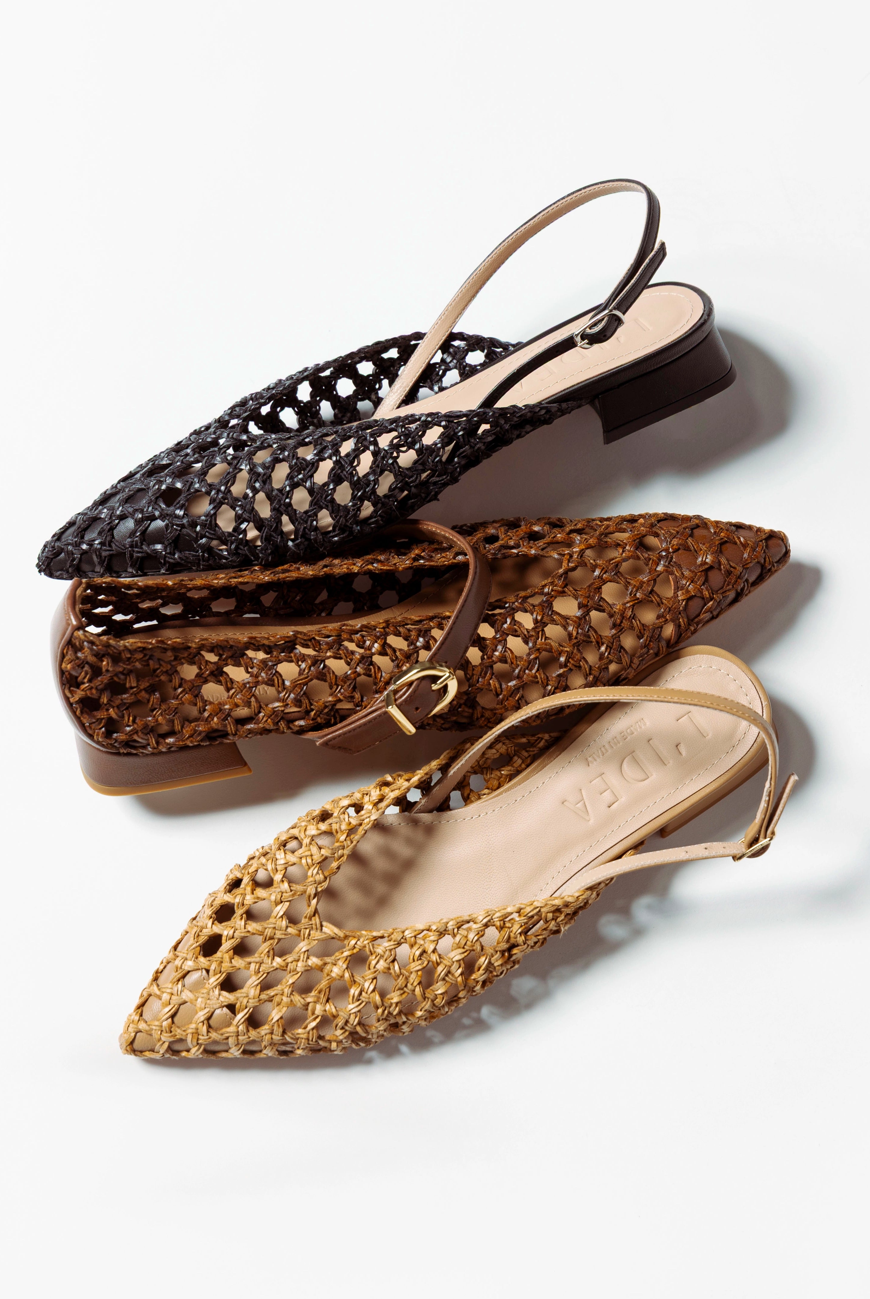 swatch_natural leather lussy woven slingback flat shoes