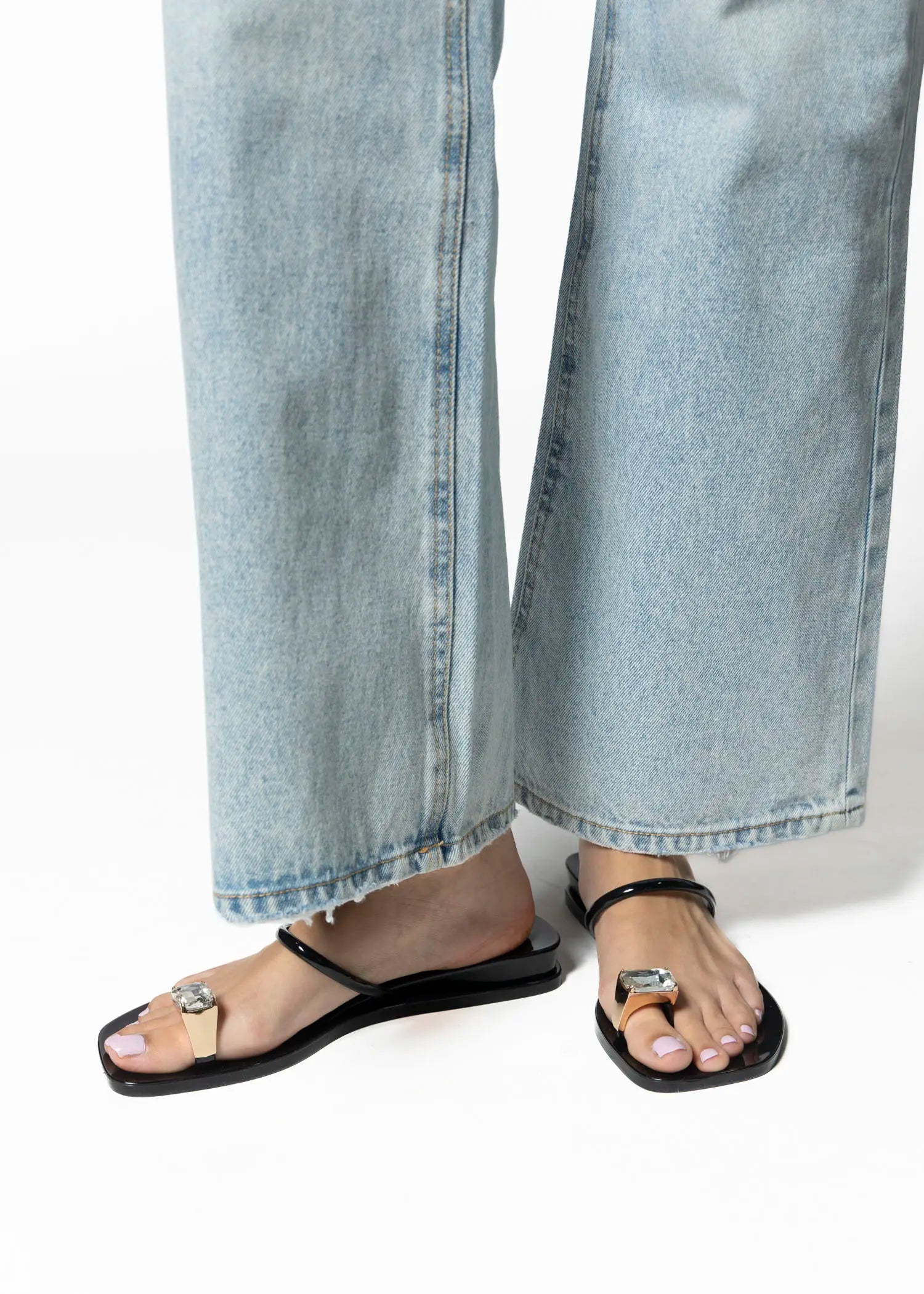 swatch_black balia slide sandal heeled sandals