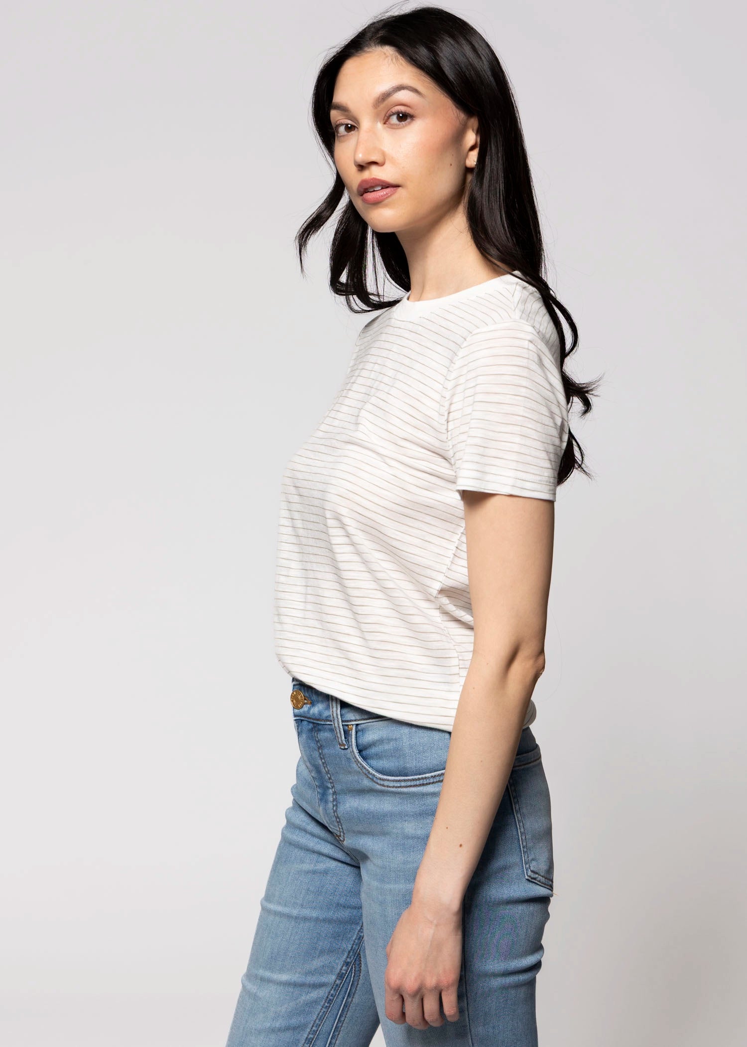 swatch_Ivory/Green Tea thread and supply sarah tee