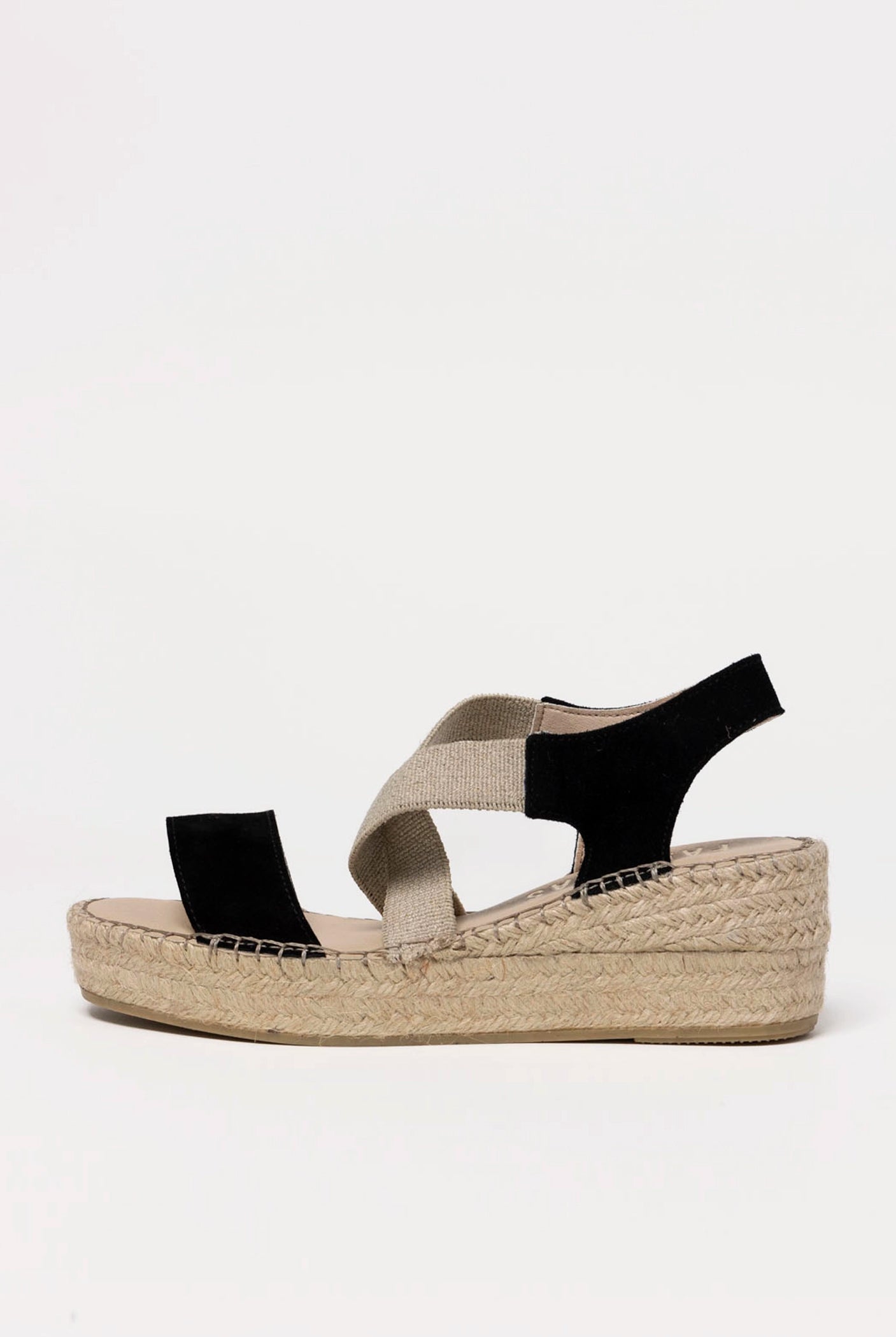 swatch_Black Suede fabiolas espadrille wedge sandal