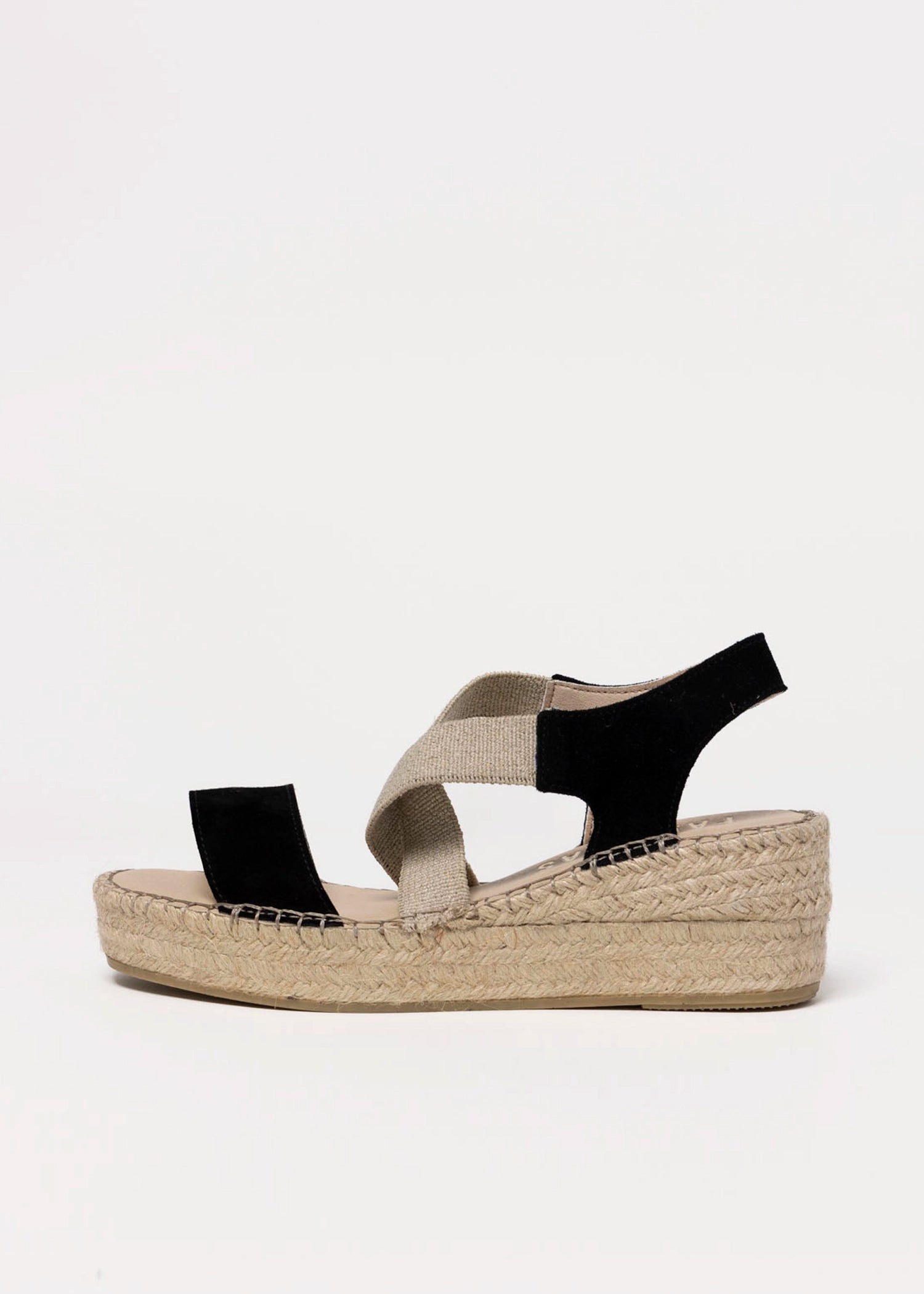 swatch_Black Suede fabiolas espadrille wedge sandal