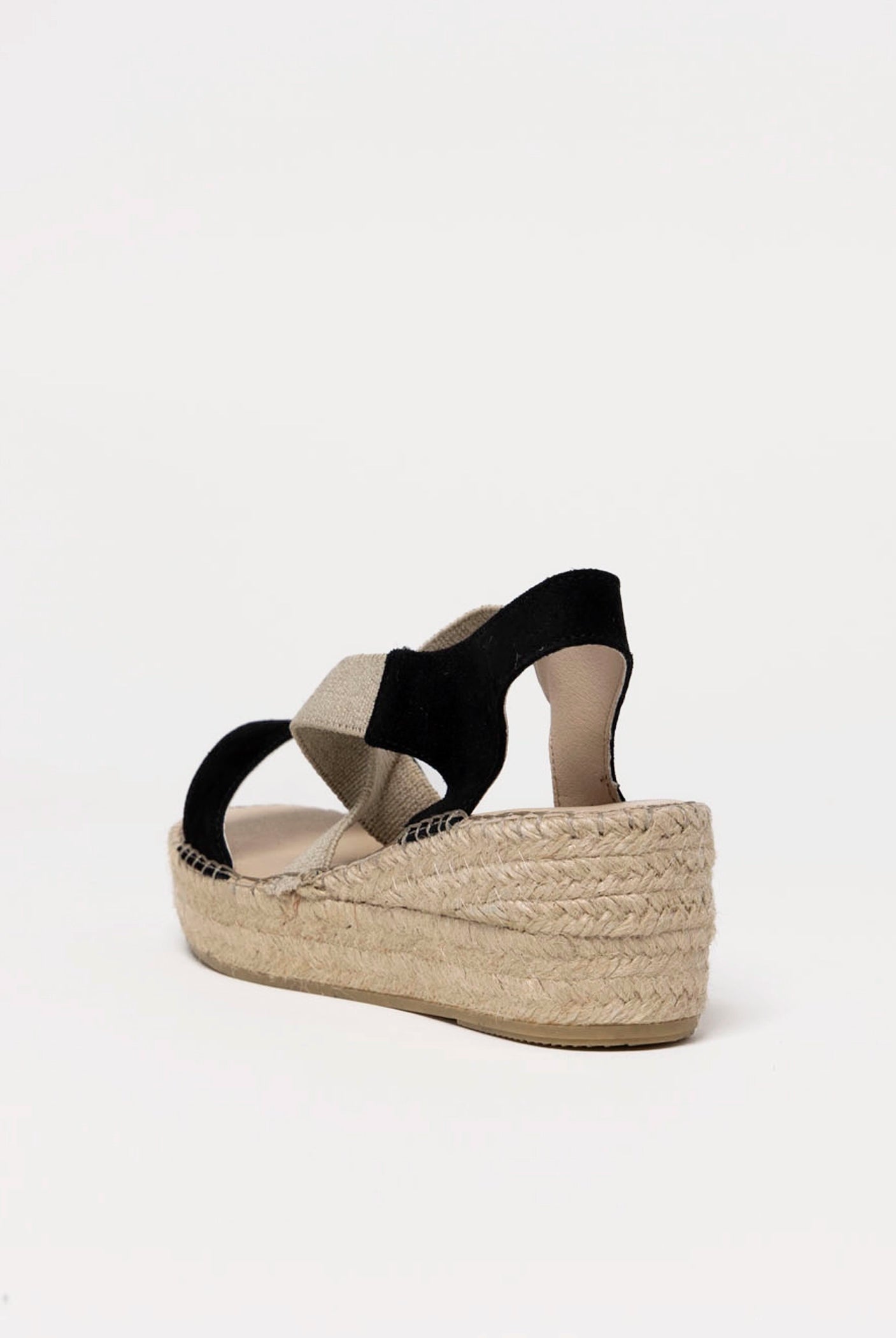 swatch_Black Suede fabiolas espadrille wedge sandal