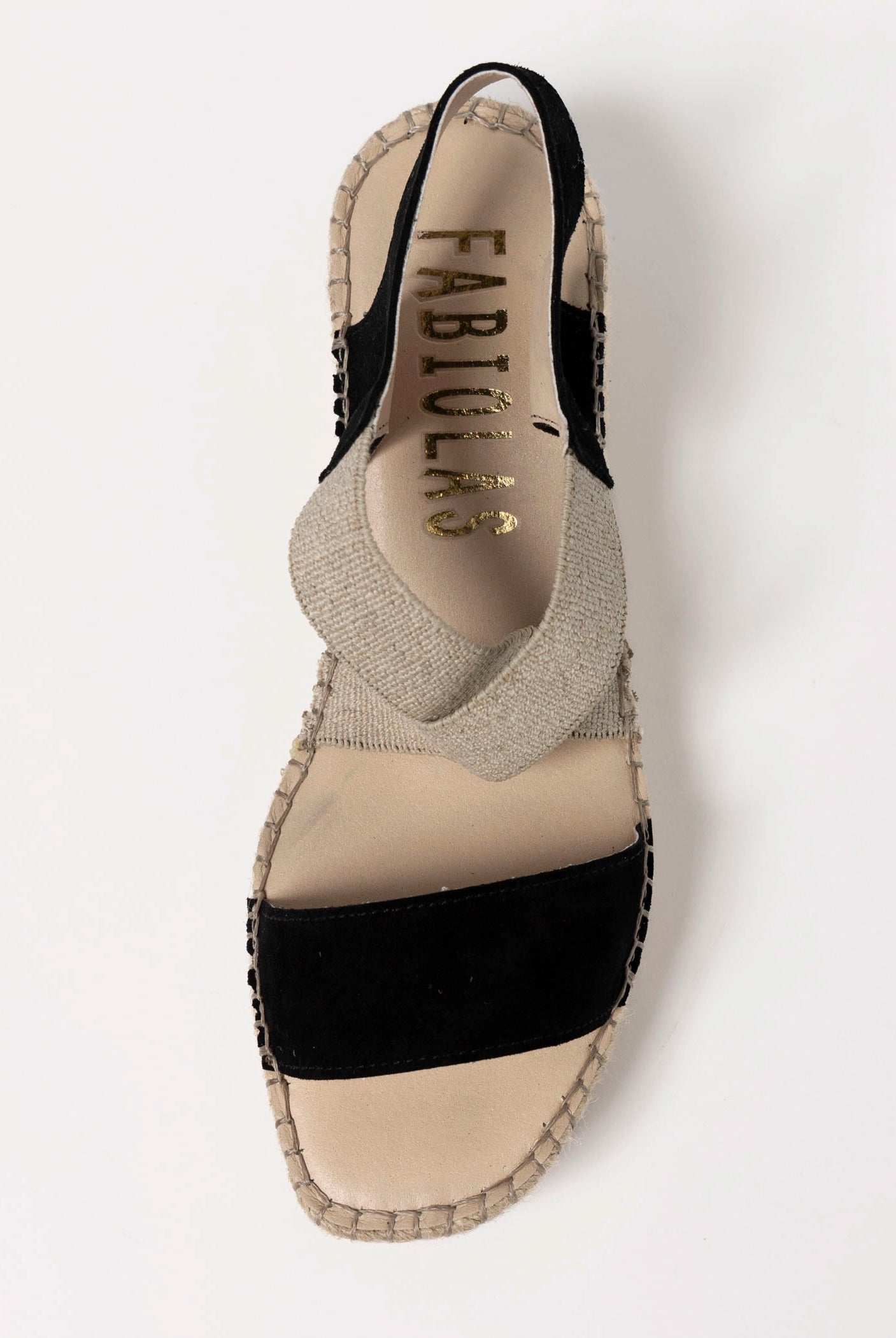 swatch_Black Suede fabiolas espadrille wedge sandal