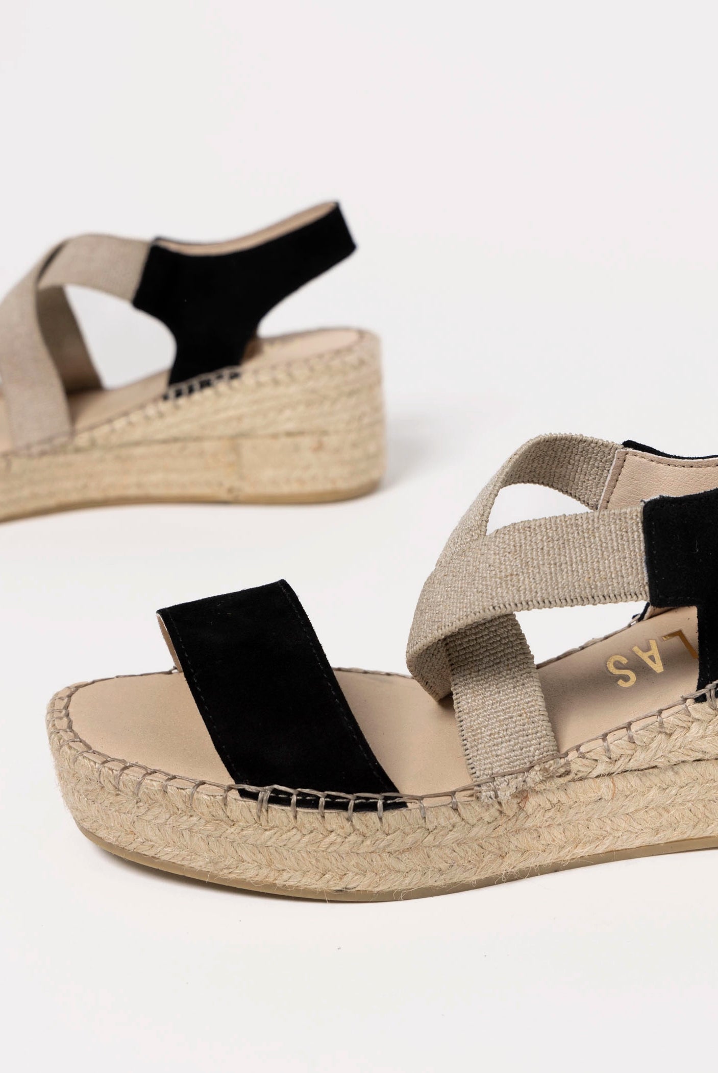 swatch_Black Suede fabiolas espadrille wedge sandal