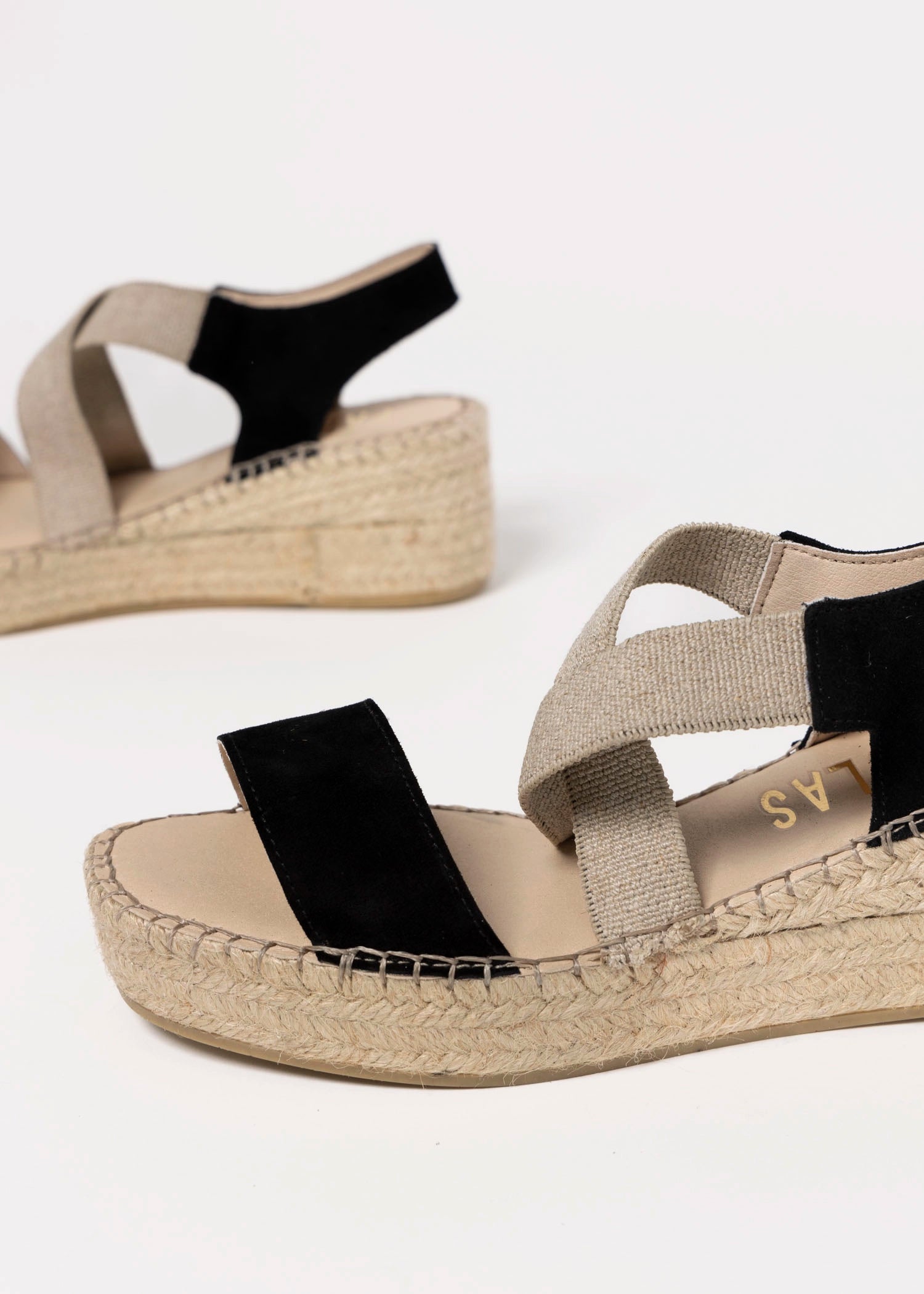 swatch_Black Suede fabiolas espadrille wedge sandal