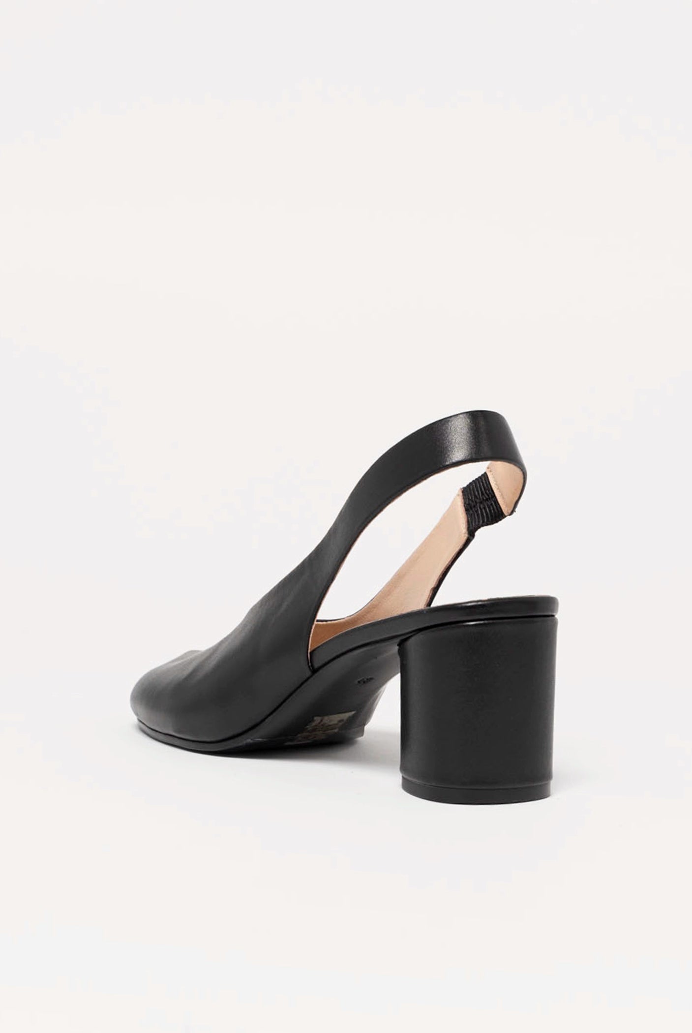 swatch_Black Leather tabi slingback pump