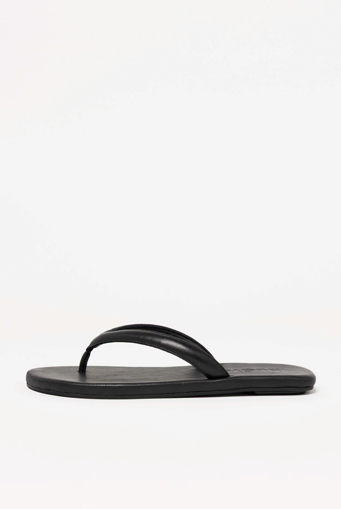 swatch_Black Leather inuovo flat thong sandal