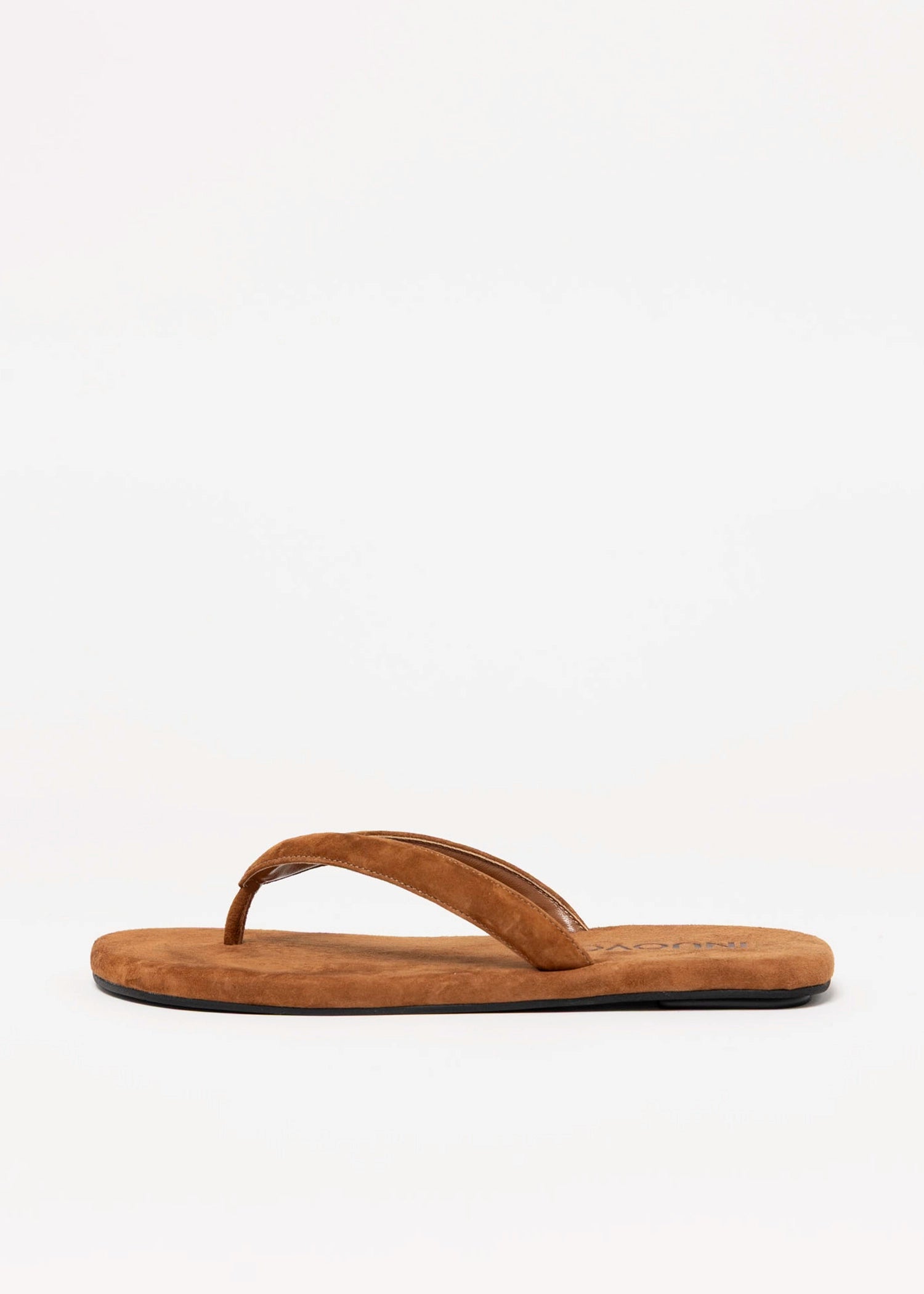 swatch_Tan Suede inuovo flat thong sandal