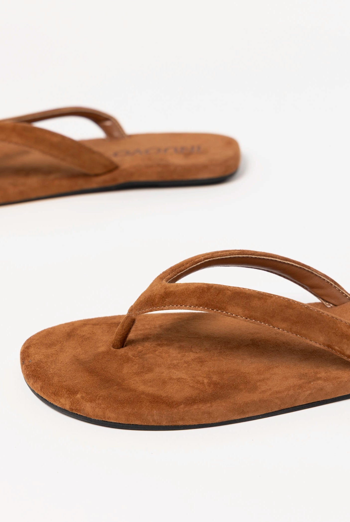swatch_Tan Suede inuovo flat thong sandal