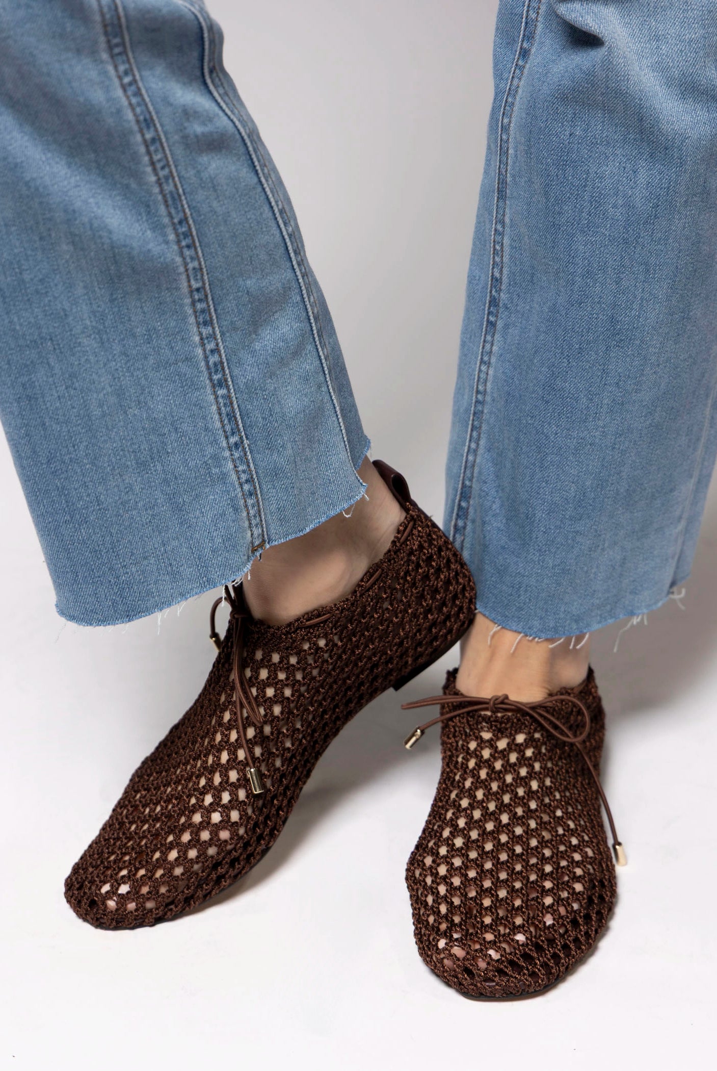 swatch_Coffee inuovo woven mesh flat