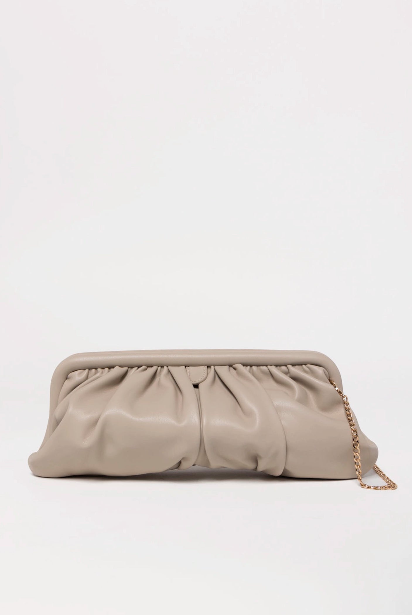 swatch_Mink olga berg catherine gathered clutch